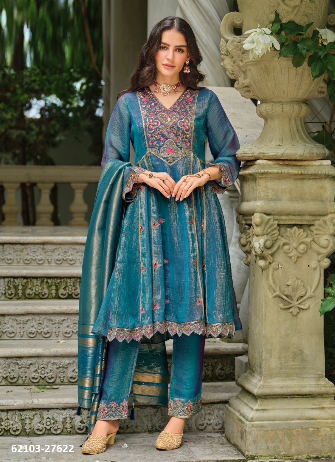SUHANA - Catalog # 62103 (Set of 4 Readymade Salwar Suits) by Lily & Lali SUHANA - Catalog # 62103 (Set of 4 Readymade Salwar Suits) by Lily & Lali