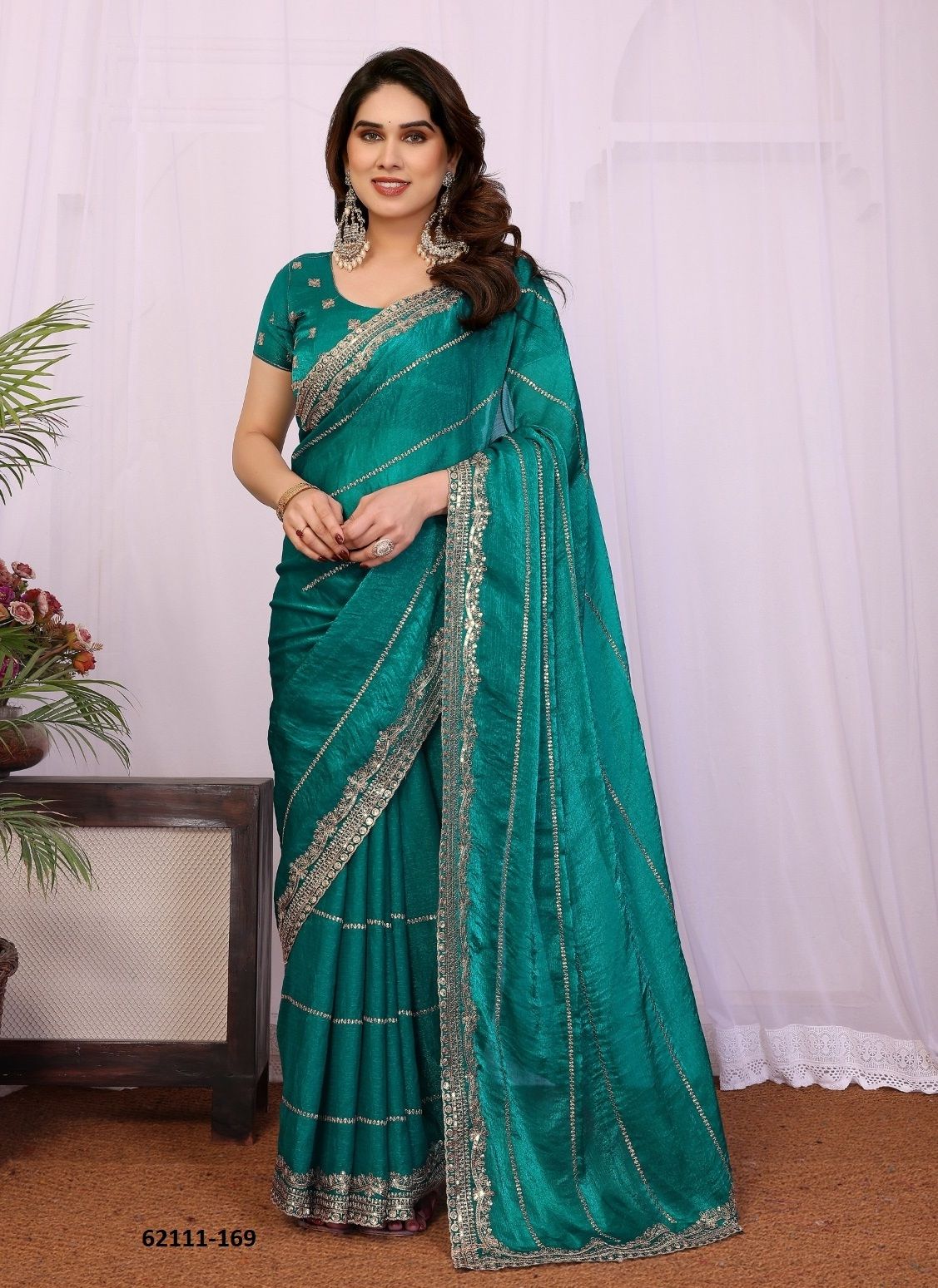 CLOTH 5 - Catalog # 62111 (Set of 16 Sarees) by Prima CLOTH 5 - Catalog # 62111 (Set of 16 Sarees) by Prima