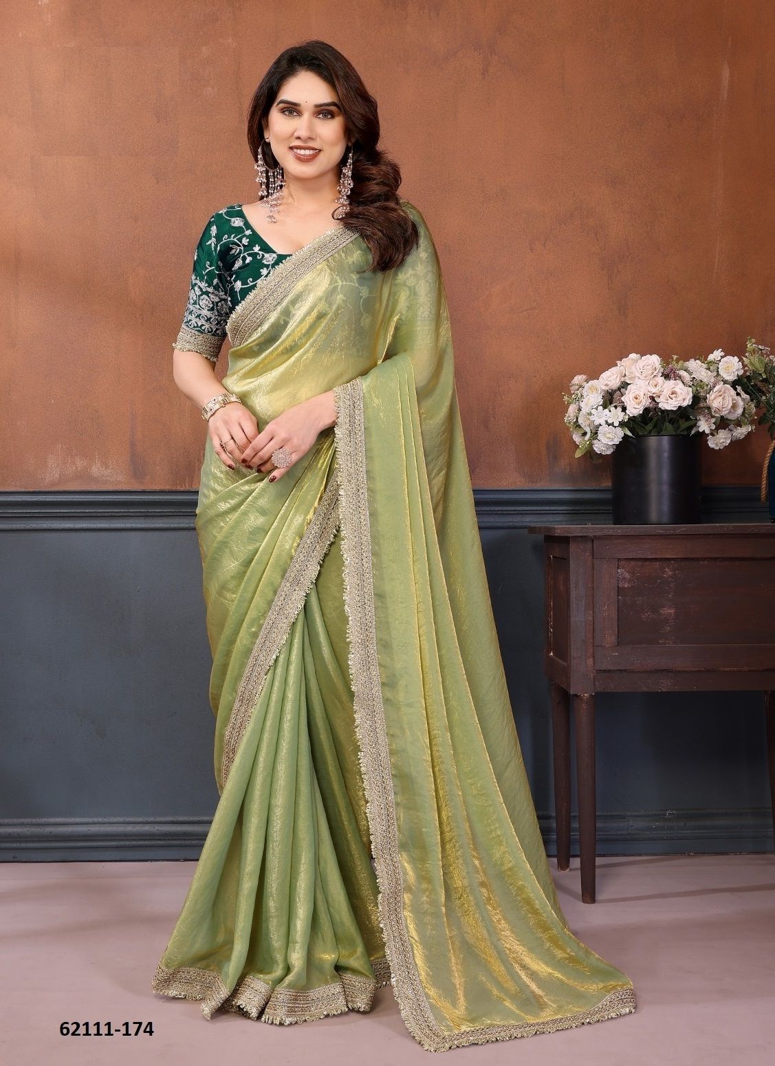 CLOTH 5 - Catalog # 62111 (Set of 16 Sarees) by Prima CLOTH 5 - Catalog # 62111 (Set of 16 Sarees) by Prima