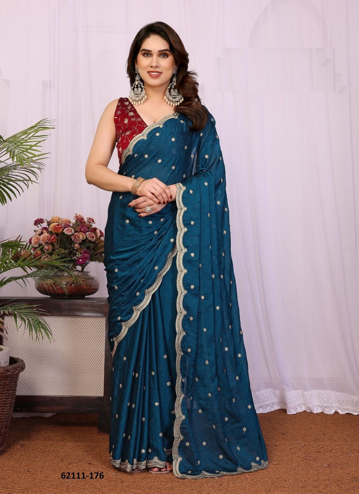 CLOTH 5 - Catalog # 62111 (Set of 16 Sarees) by Prima CLOTH 5 - Catalog # 62111 (Set of 16 Sarees) by Prima