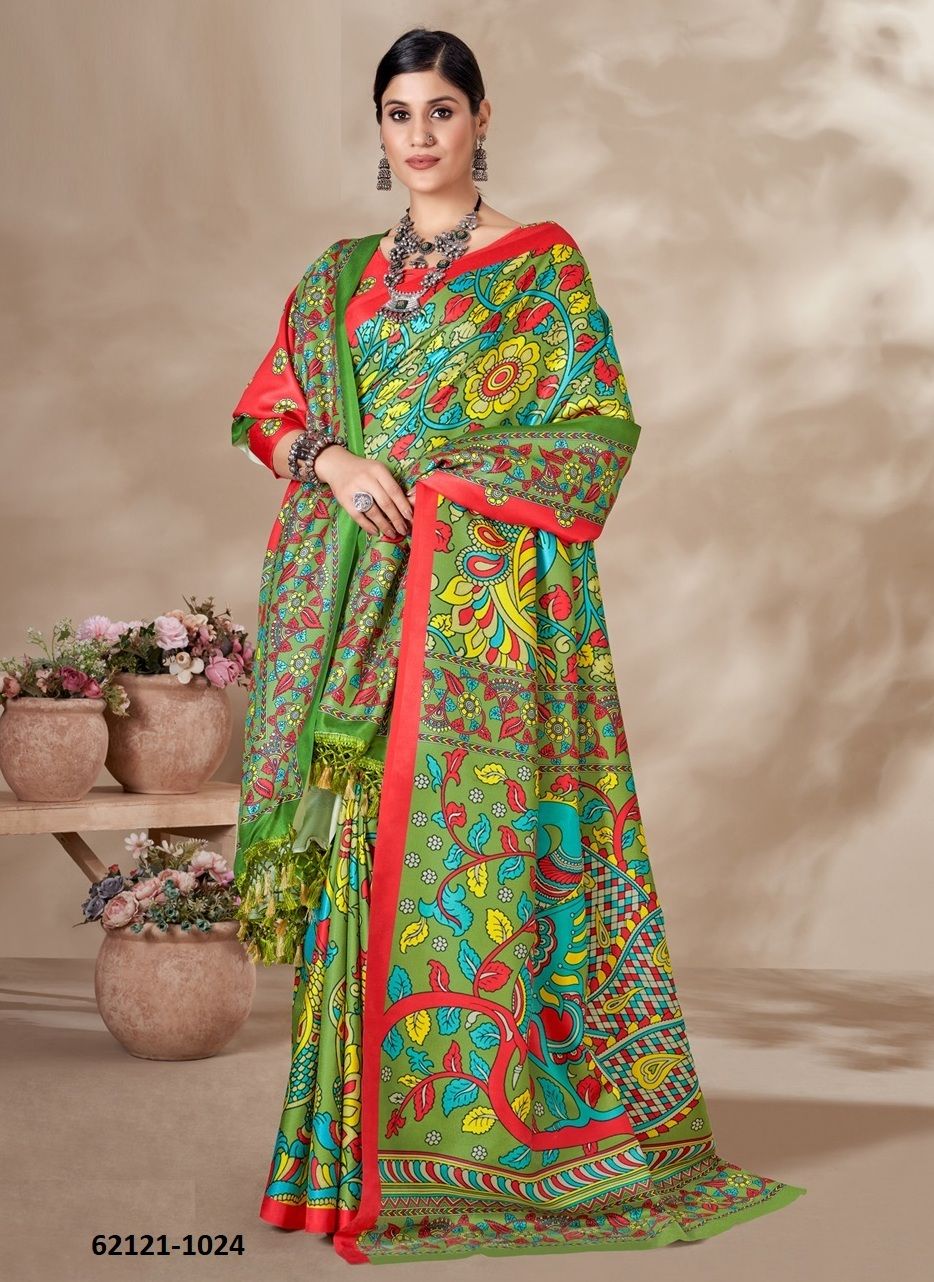 PASHMINA SAREES WITH SHAWL 3 - Catalog # 62121 (Set of 7 Sarees) by Meheriya PASHMINA SAREES WITH SHAWL 3 - Catalog # 62121 (Set of 7 Sarees) by Meheriya
