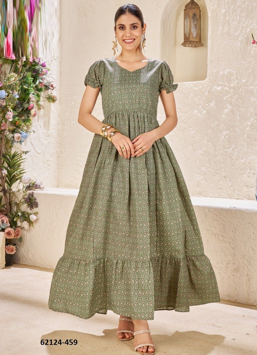 NETRI - Catalog # 62124 (Set of 3 Readymade Women's Kurtis / Tops) by Chansi Trendz