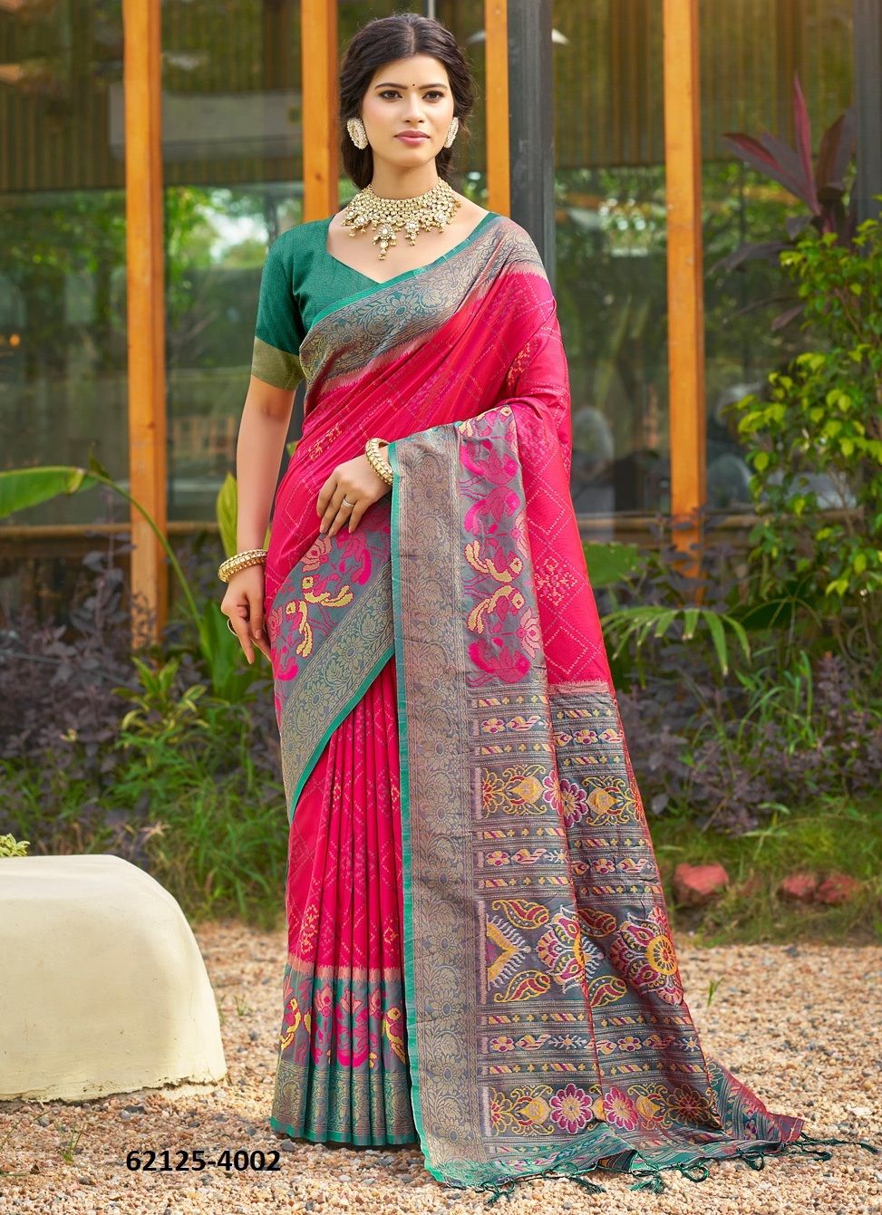 POORVIKA SILK 4 - Catalog # 62125 (Set of 8 Sarees) by Desi Muse