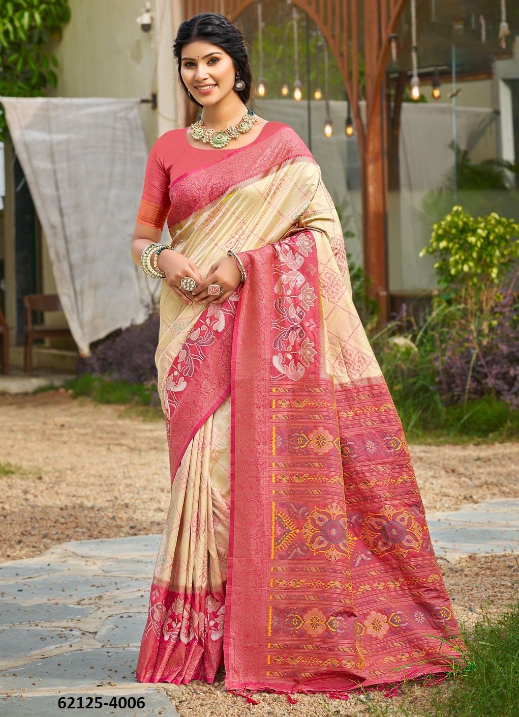 POORVIKA SILK 4 - Catalog # 62125 (Set of 8 Sarees) by Desi Muse
