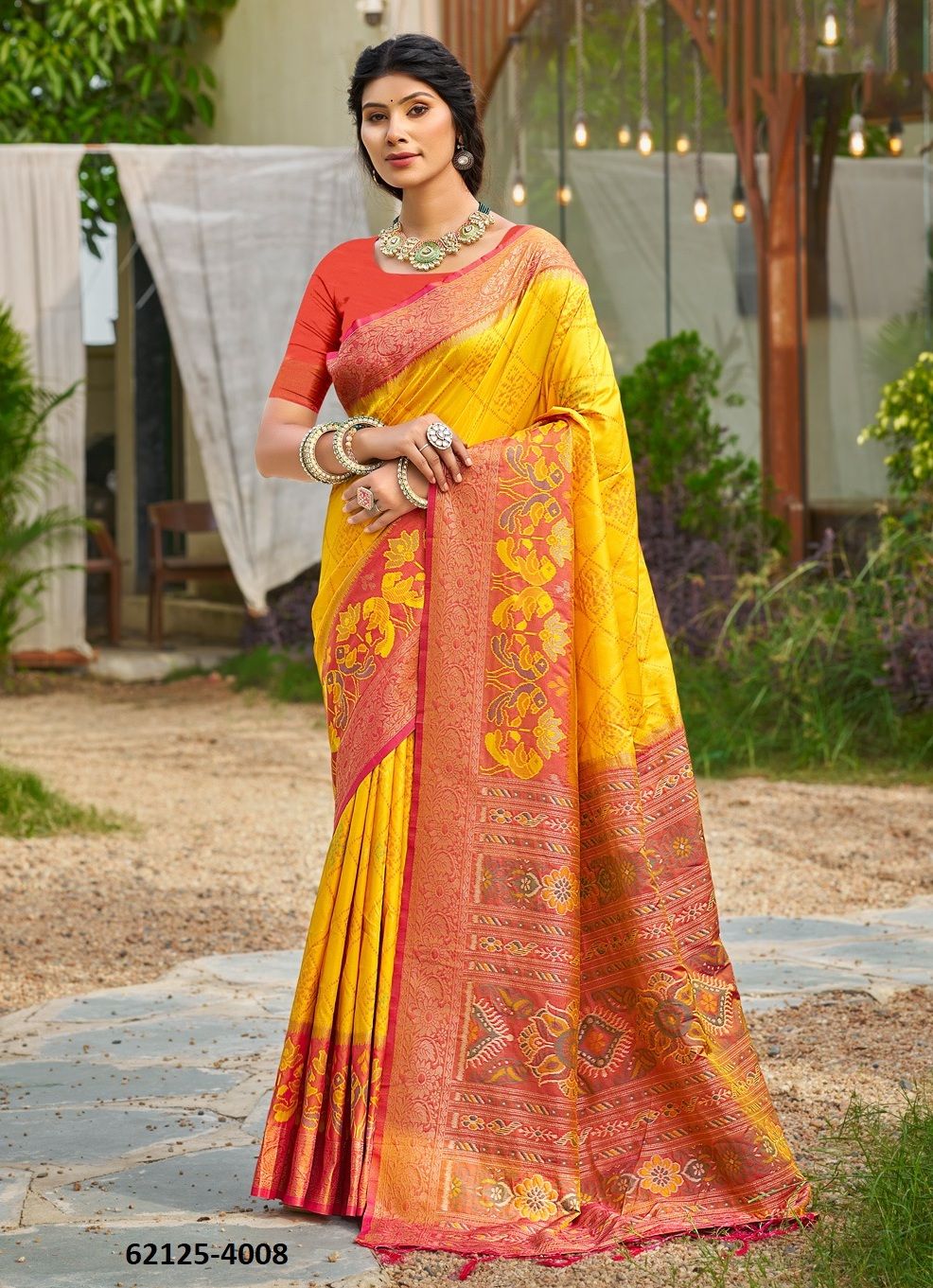 POORVIKA SILK 4 - Catalog # 62125 (Set of 8 Sarees) by Desi Muse