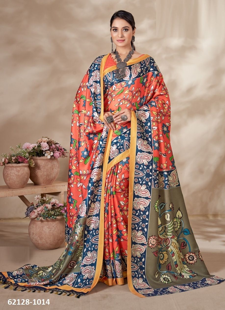 PASHMINA SAREES WITH SHAWL 2 - Catalog # 62128 (Set of 7 Sarees) by Meheriya PASHMINA SAREES WITH SHAWL 2 - Catalog # 62128 (Set of 7 Sarees) by Meheriya