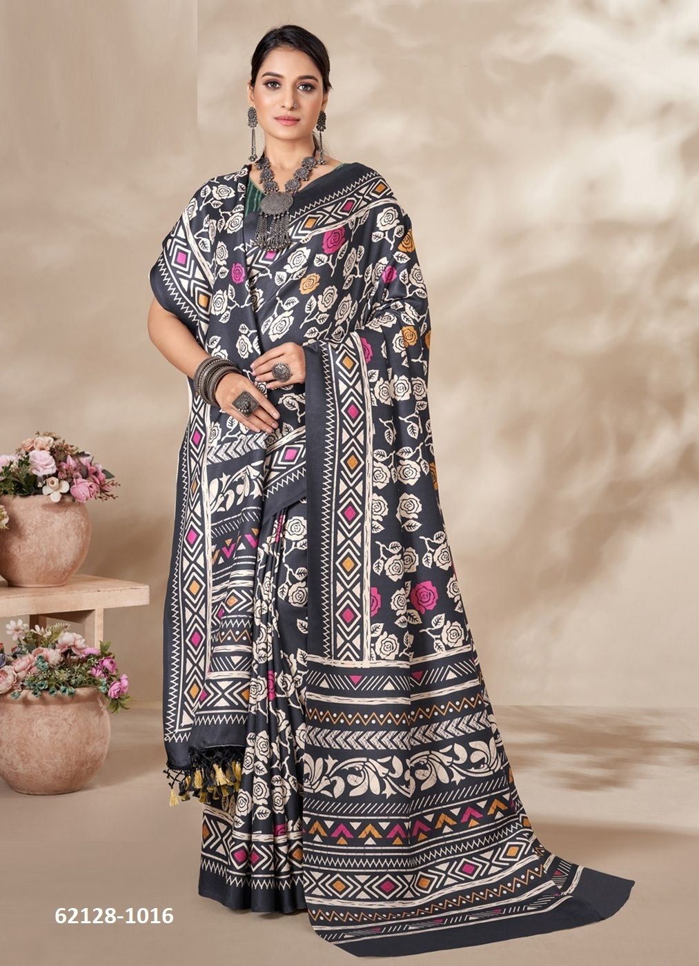 PASHMINA SAREES WITH SHAWL 2 - Catalog # 62128 (Set of 7 Sarees) by Meheriya PASHMINA SAREES WITH SHAWL 2 - Catalog # 62128 (Set of 7 Sarees) by Meheriya