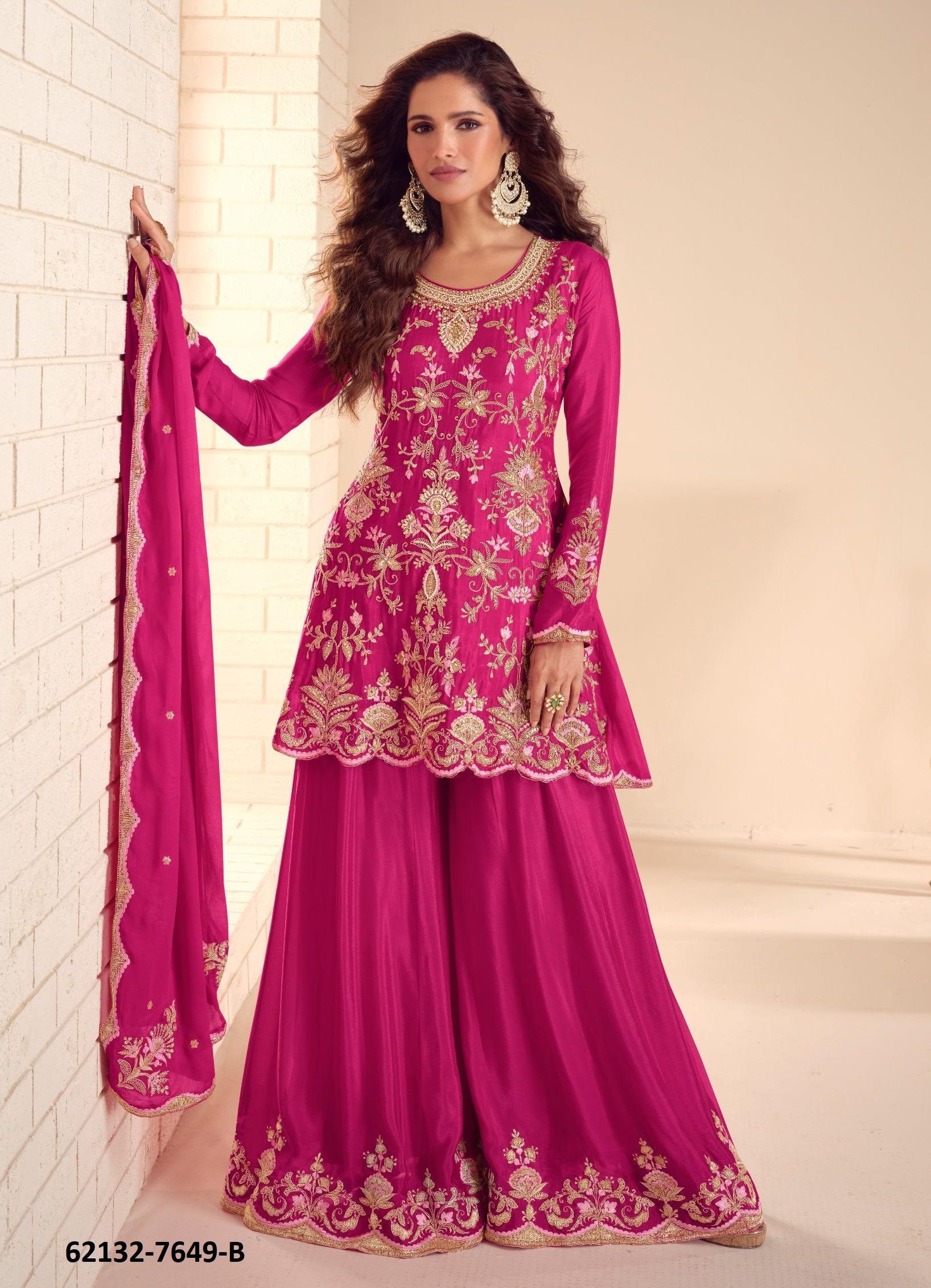 RUCHA - Catalog # 62132 (Set of 3 Readymade Salwar Suits) by Gulkayra Designer