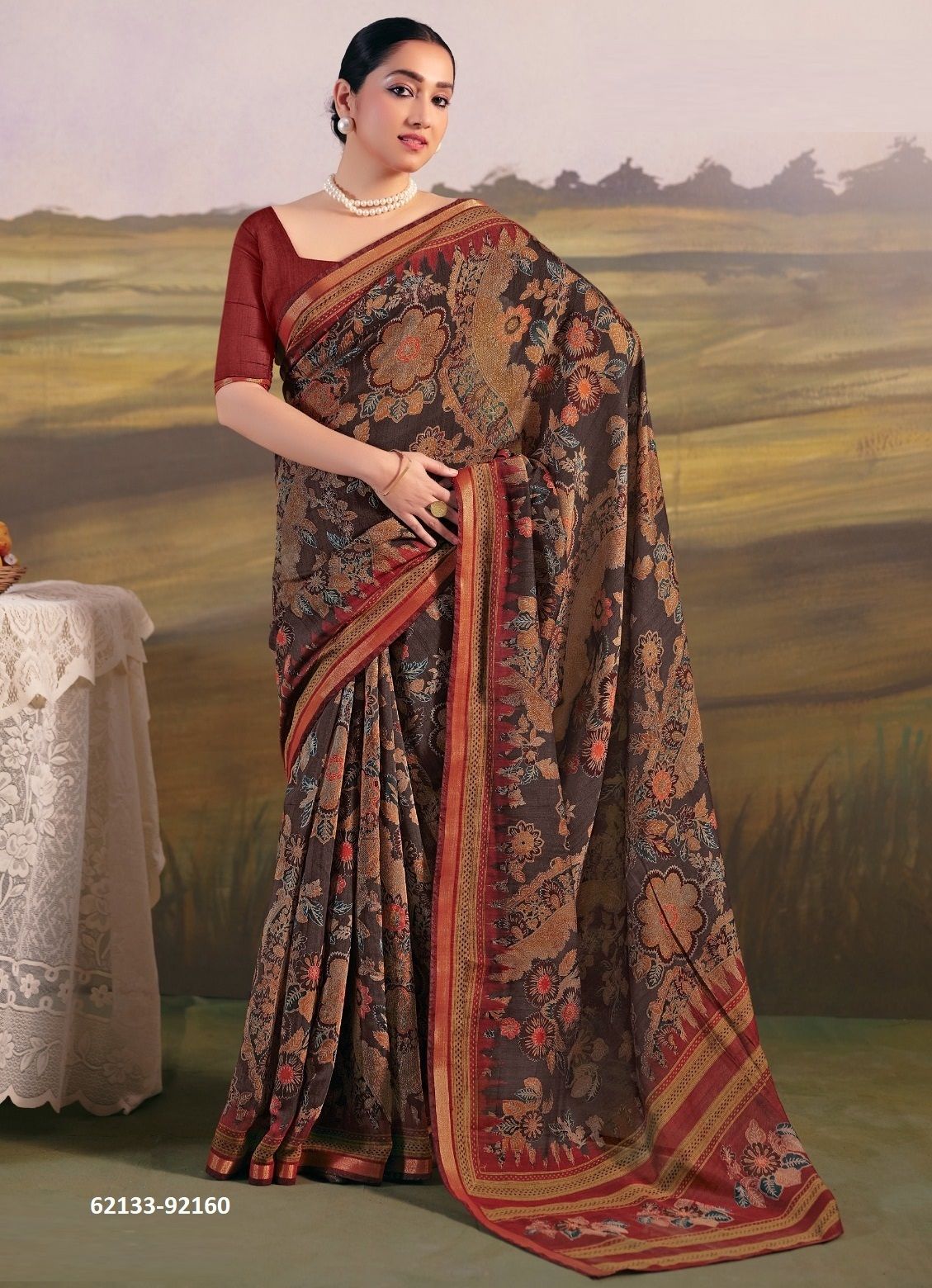 BRASSO COLLECTION - Catalog # 62133 (Set of 12 Sarees) by Vipul Fashions BRASSO COLLECTION - Catalog # 62133 (Set of 12 Sarees) by Vipul Fashions