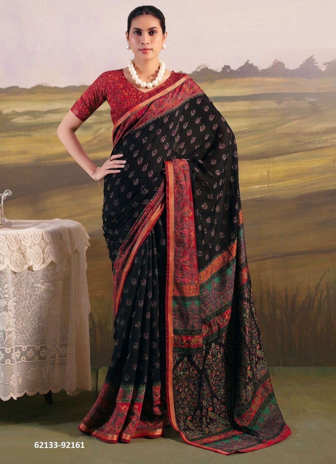 BRASSO COLLECTION - Catalog # 62133 (Set of 12 Sarees) by Vipul Fashions BRASSO COLLECTION - Catalog # 62133 (Set of 12 Sarees) by Vipul Fashions