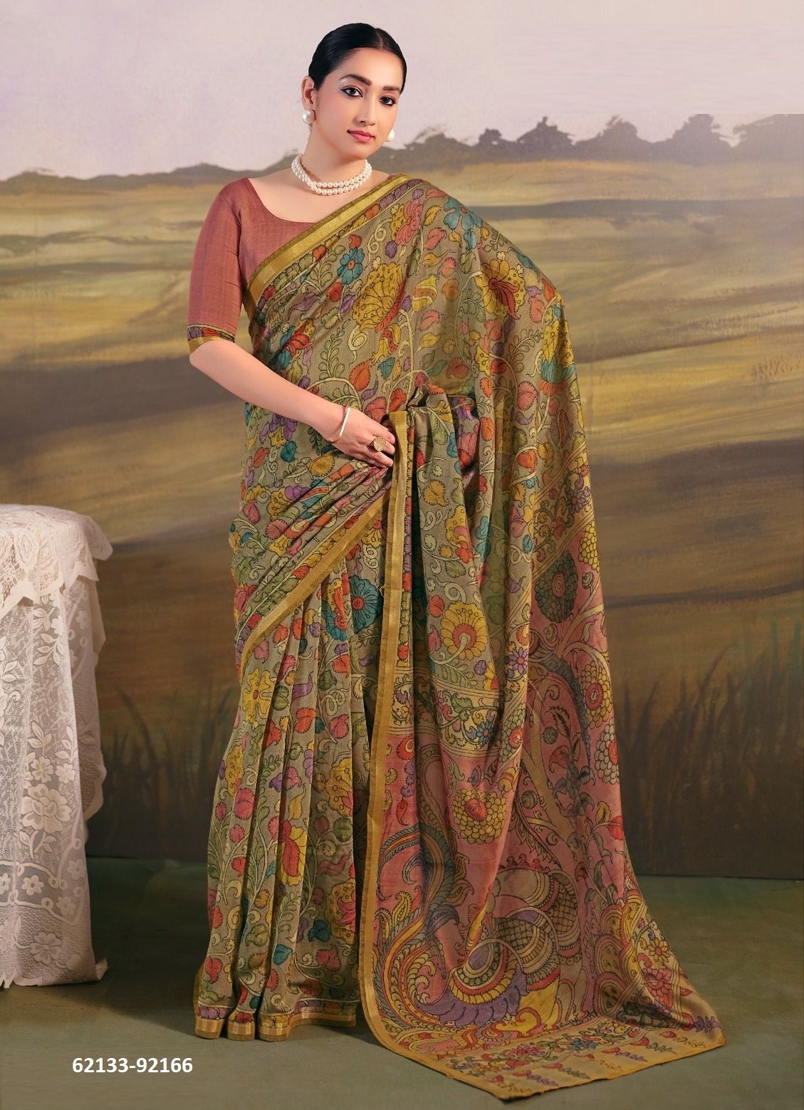 BRASSO COLLECTION - Catalog # 62133 (Set of 12 Sarees) by Vipul Fashions BRASSO COLLECTION - Catalog # 62133 (Set of 12 Sarees) by Vipul Fashions