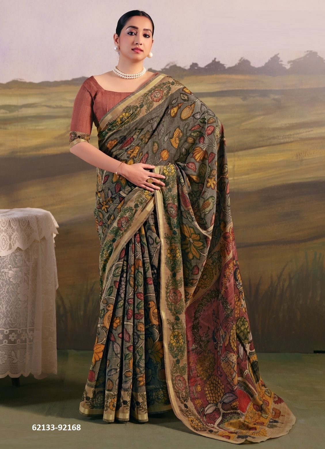 BRASSO COLLECTION - Catalog # 62133 (Set of 12 Sarees) by Vipul Fashions BRASSO COLLECTION - Catalog # 62133 (Set of 12 Sarees) by Vipul Fashions