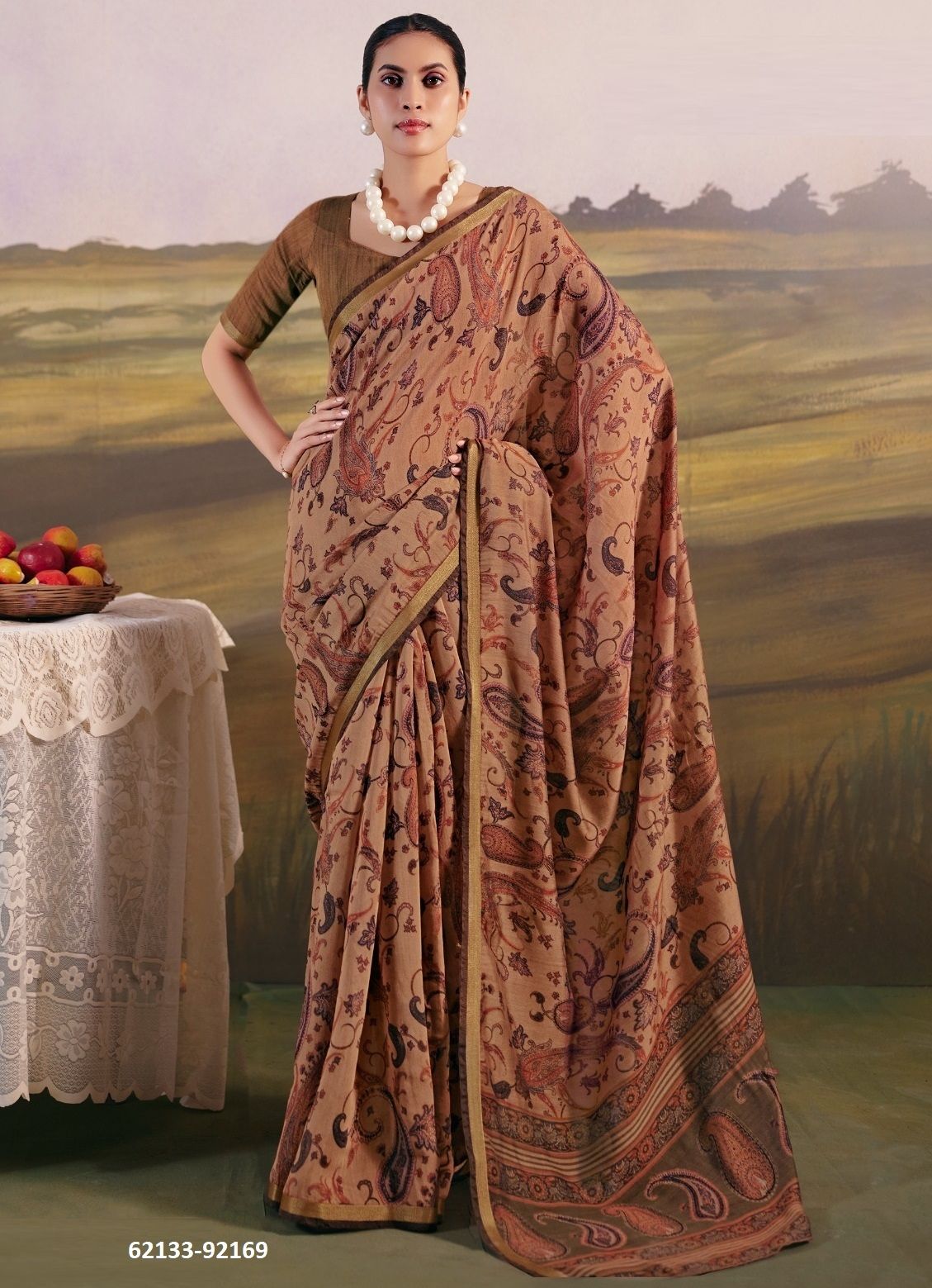 BRASSO COLLECTION - Catalog # 62133 (Set of 12 Sarees) by Vipul Fashions BRASSO COLLECTION - Catalog # 62133 (Set of 12 Sarees) by Vipul Fashions