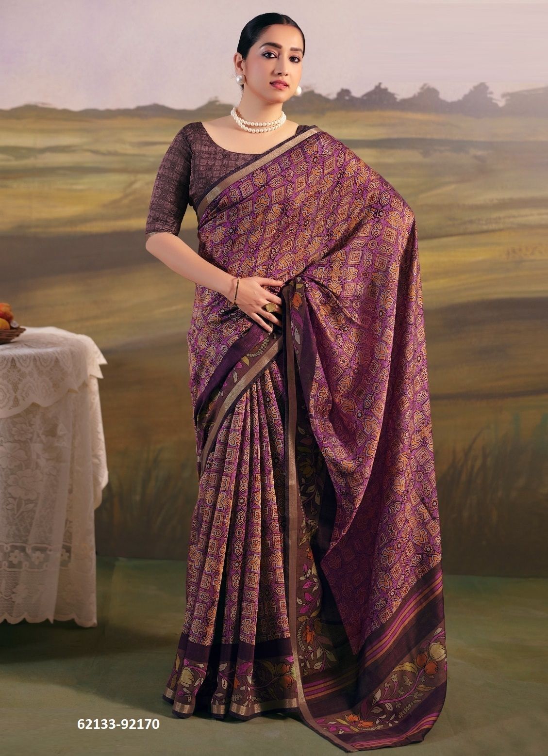 BRASSO COLLECTION - Catalog # 62133 (Set of 12 Sarees) by Vipul Fashions BRASSO COLLECTION - Catalog # 62133 (Set of 12 Sarees) by Vipul Fashions