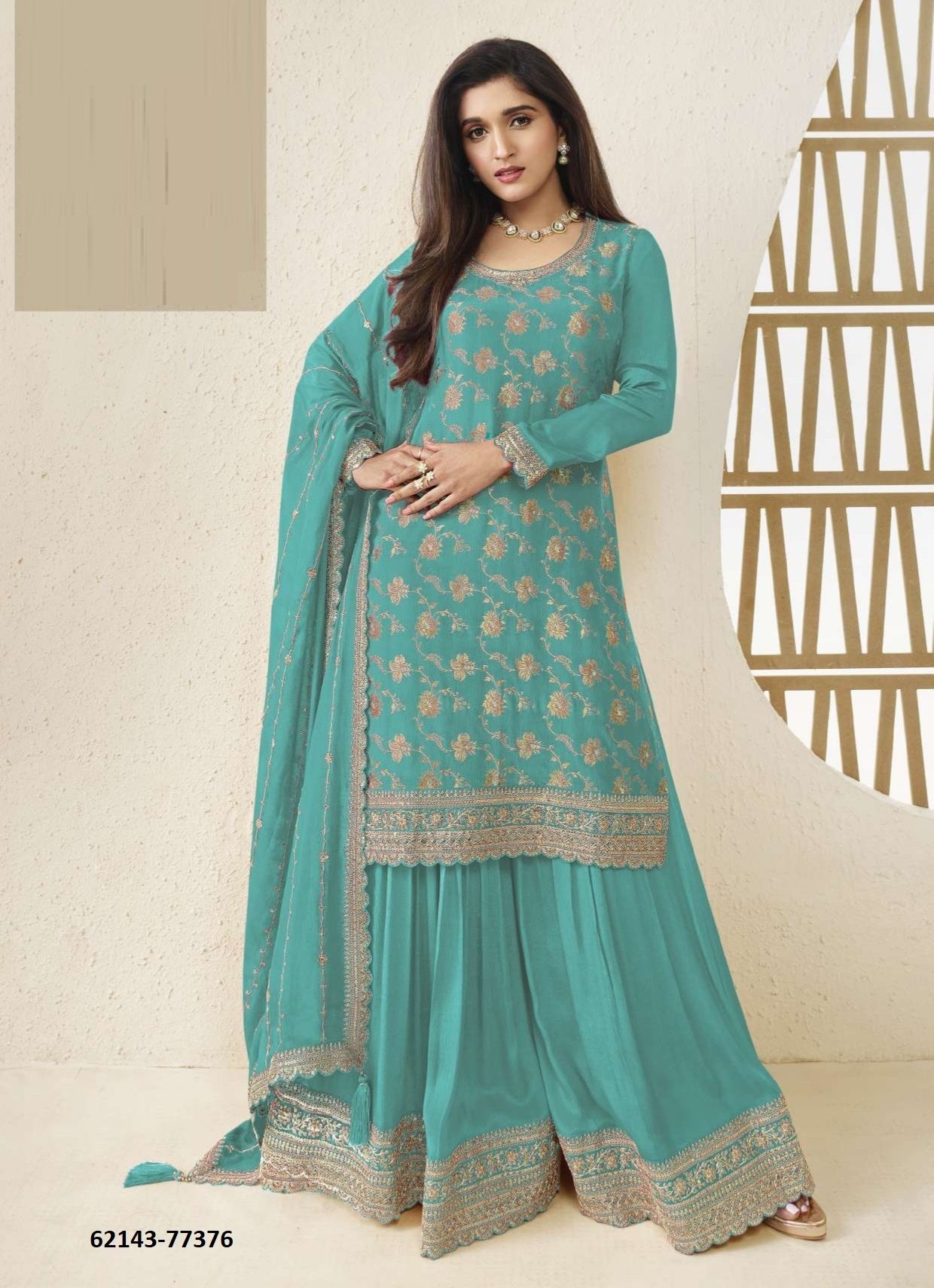KARVA 2 - Catalog # 62143 (Set of 6 Semi-Stitched / Un-Stitched Suits) by Vinay Fashion LLP KARVA 2 - Catalog # 62143 (Set of 6 Semi-Stitched / Un-Stitched Suits) by Vinay Fashion LLP