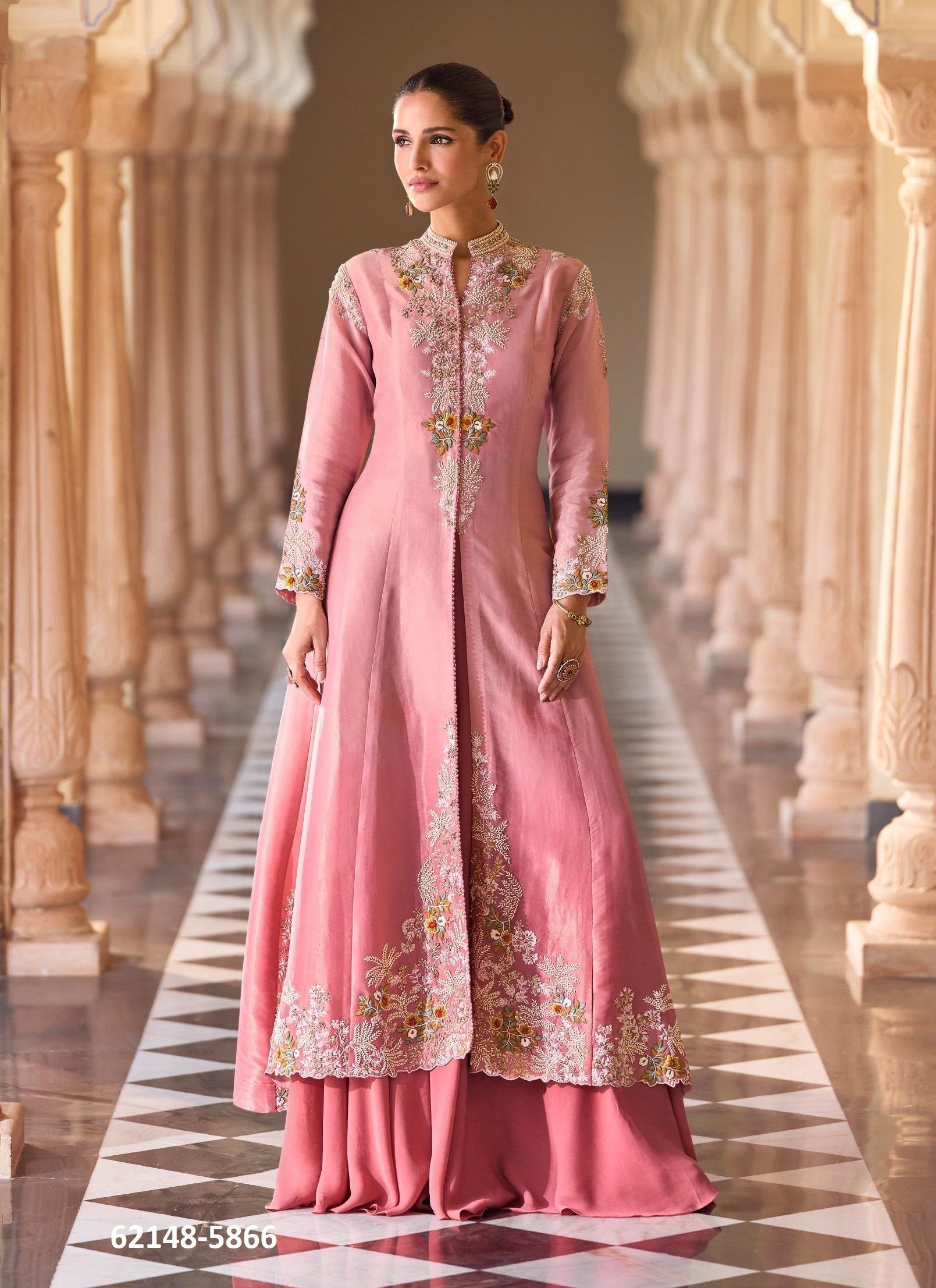 ROSY - Catalog # 62148 (Set of 4 Indo-Western Outfits) by Sayuri Designer