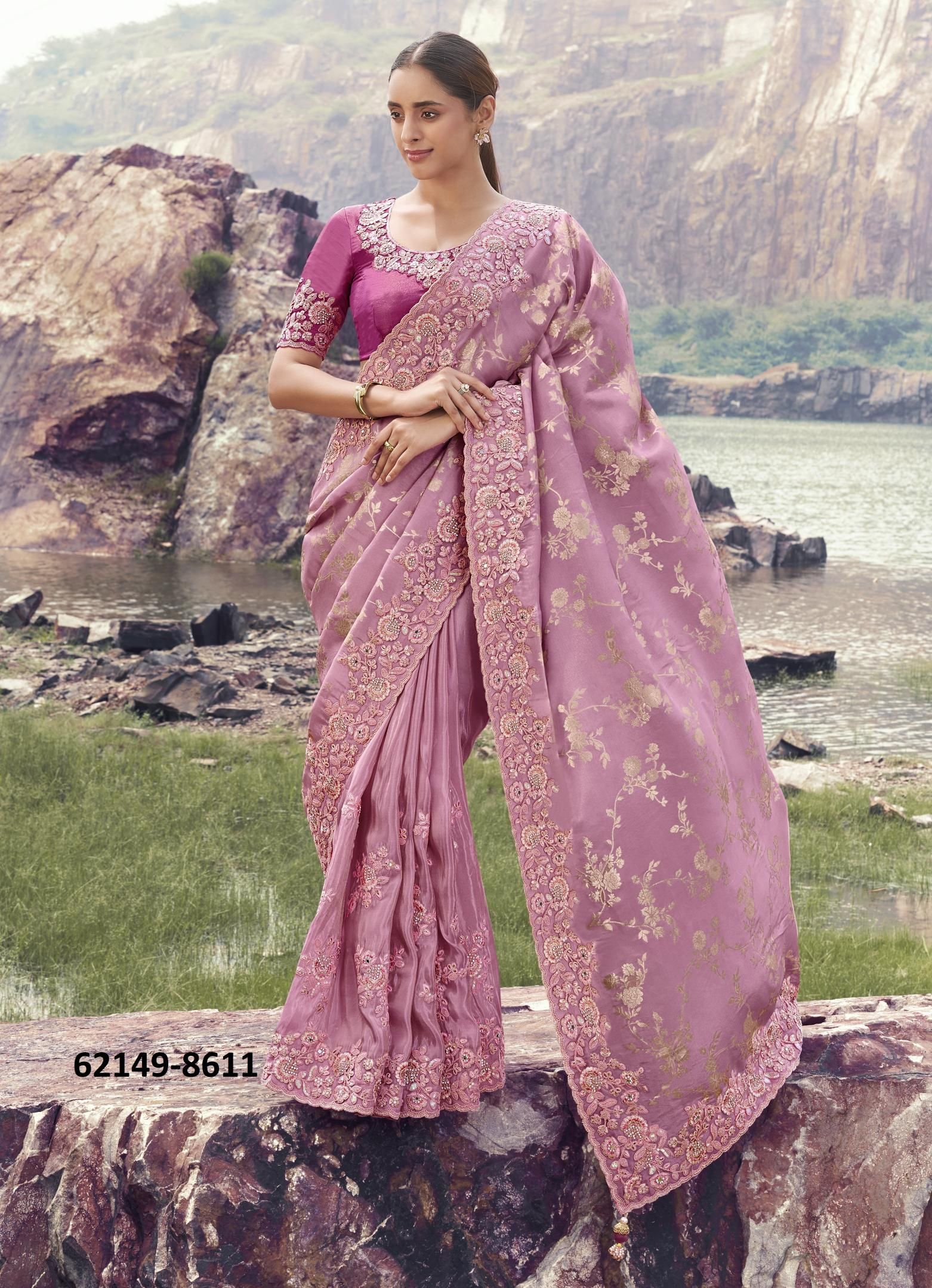 SERIES 8601-8614 - Catalog # 62149 (Set of 14 Sarees) by Sulakshmi Sarees