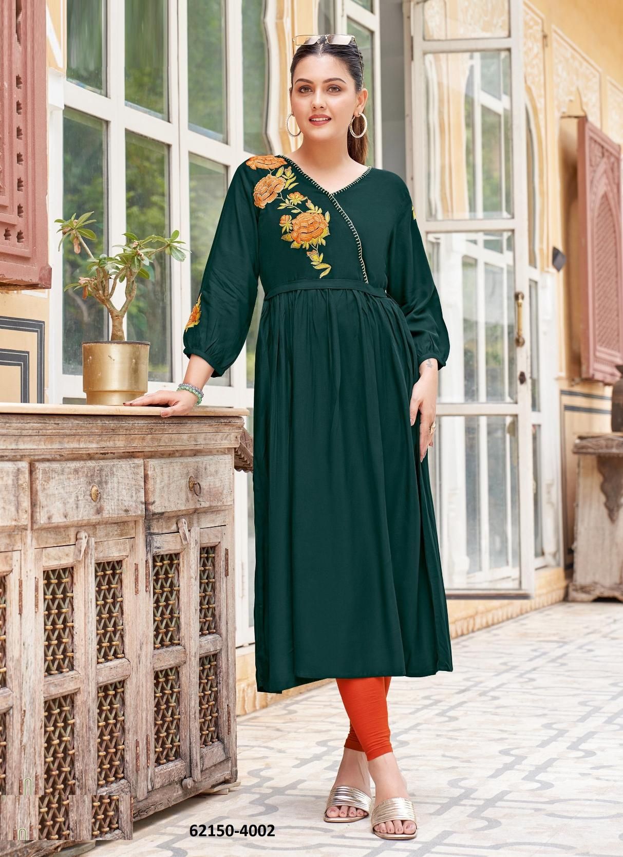 NORA - Catalog # 62150 (Set of 6 Readymade Women's Kurtis / Tops) by Mittoo NORA - Catalog # 62150 (Set of 6 Readymade Women's Kurtis / Tops) by Mittoo