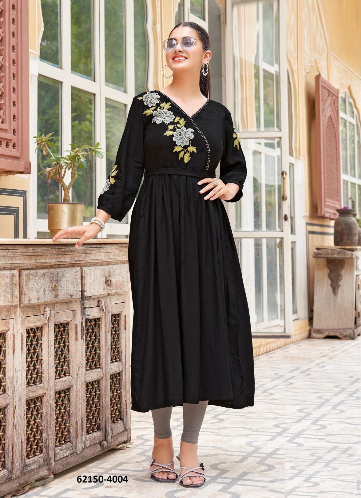 NORA - Catalog # 62150 (Set of 6 Readymade Women's Kurtis / Tops) by Mittoo NORA - Catalog # 62150 (Set of 6 Readymade Women's Kurtis / Tops) by Mittoo