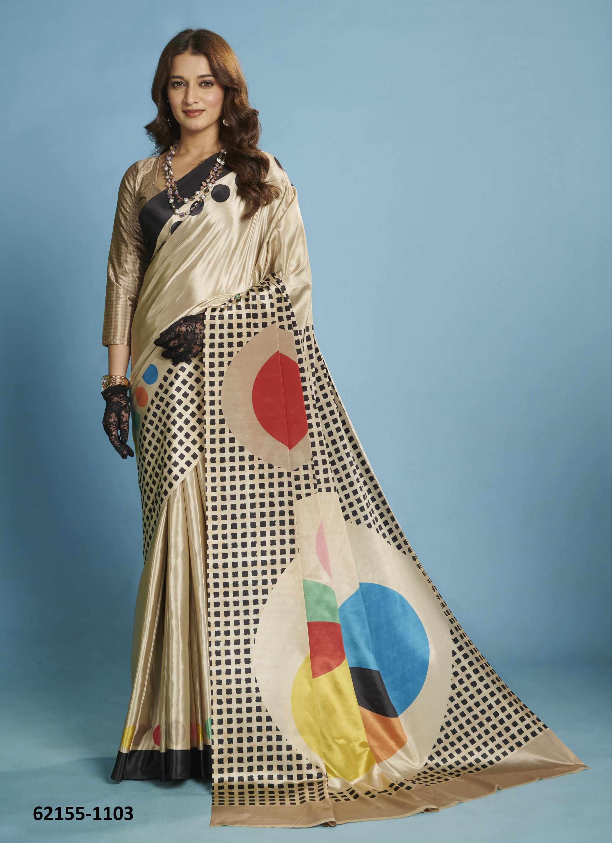 KRSYTAL - Catalog # 62155 (Set of 9 Sarees) by Meheriya KRSYTAL - Catalog # 62155 (Set of 9 Sarees) by Meheriya