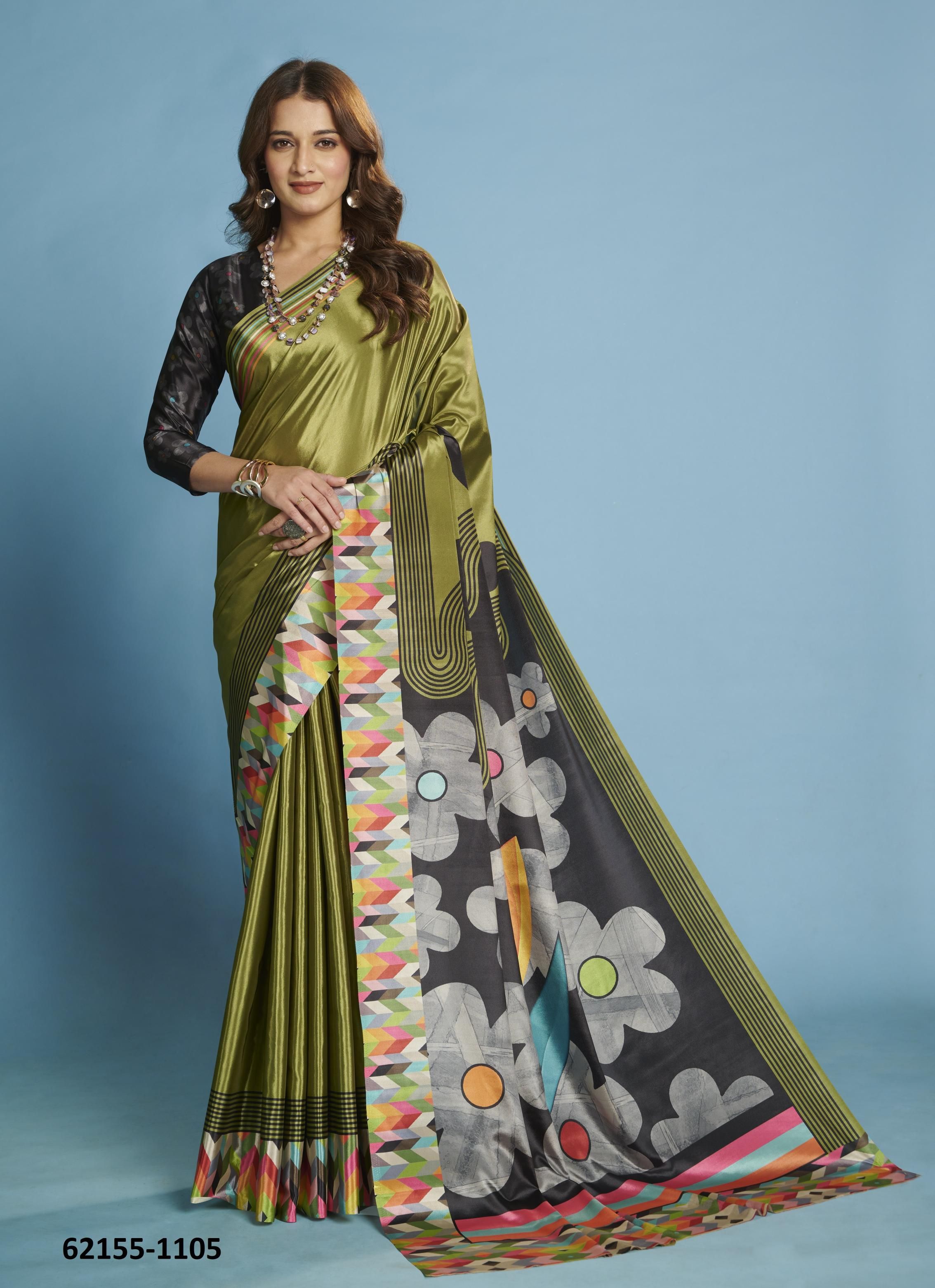 KRSYTAL - Catalog # 62155 (Set of 9 Sarees) by Meheriya KRSYTAL - Catalog # 62155 (Set of 9 Sarees) by Meheriya