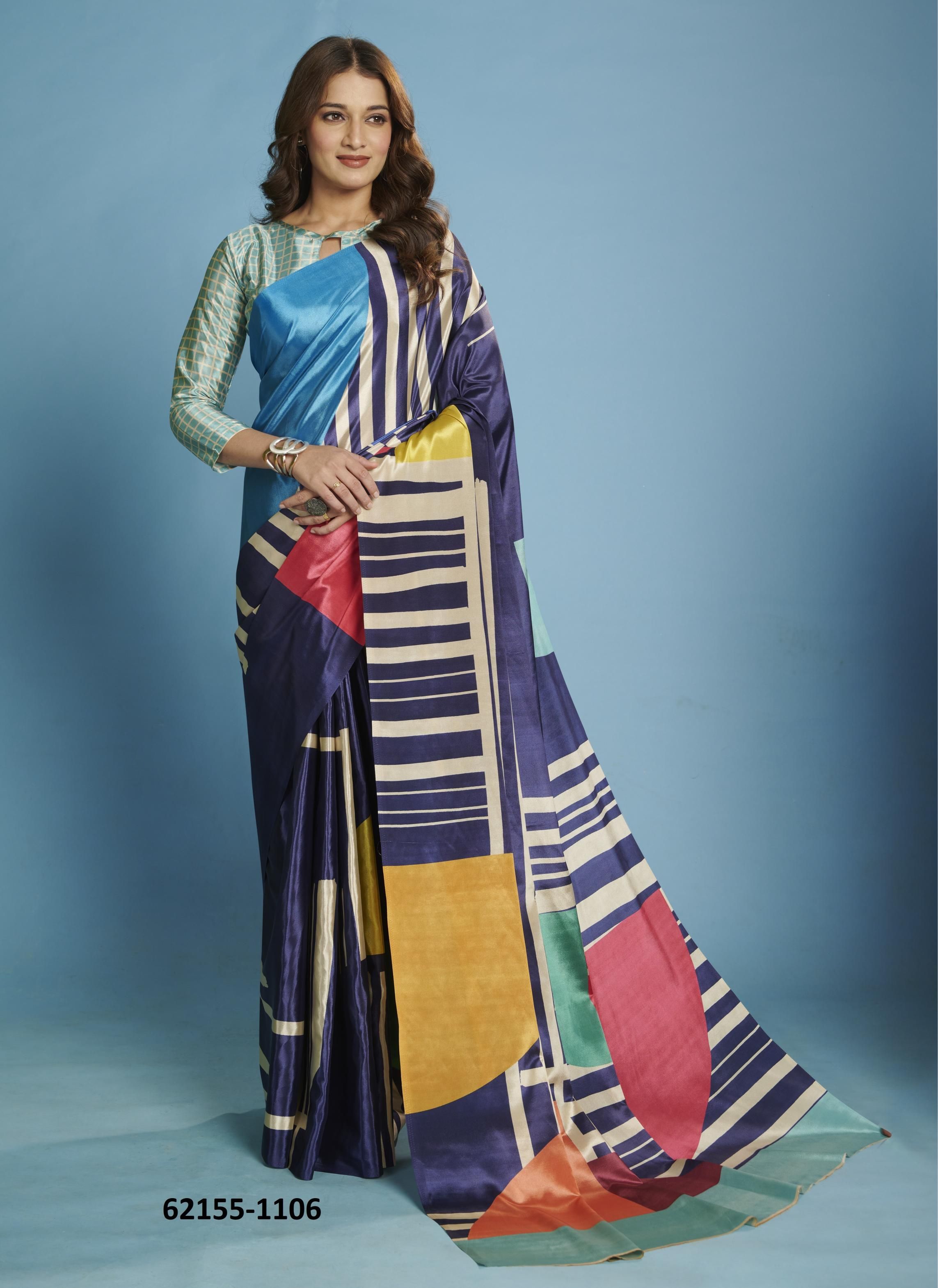 KRSYTAL - Catalog # 62155 (Set of 9 Sarees) by Meheriya KRSYTAL - Catalog # 62155 (Set of 9 Sarees) by Meheriya