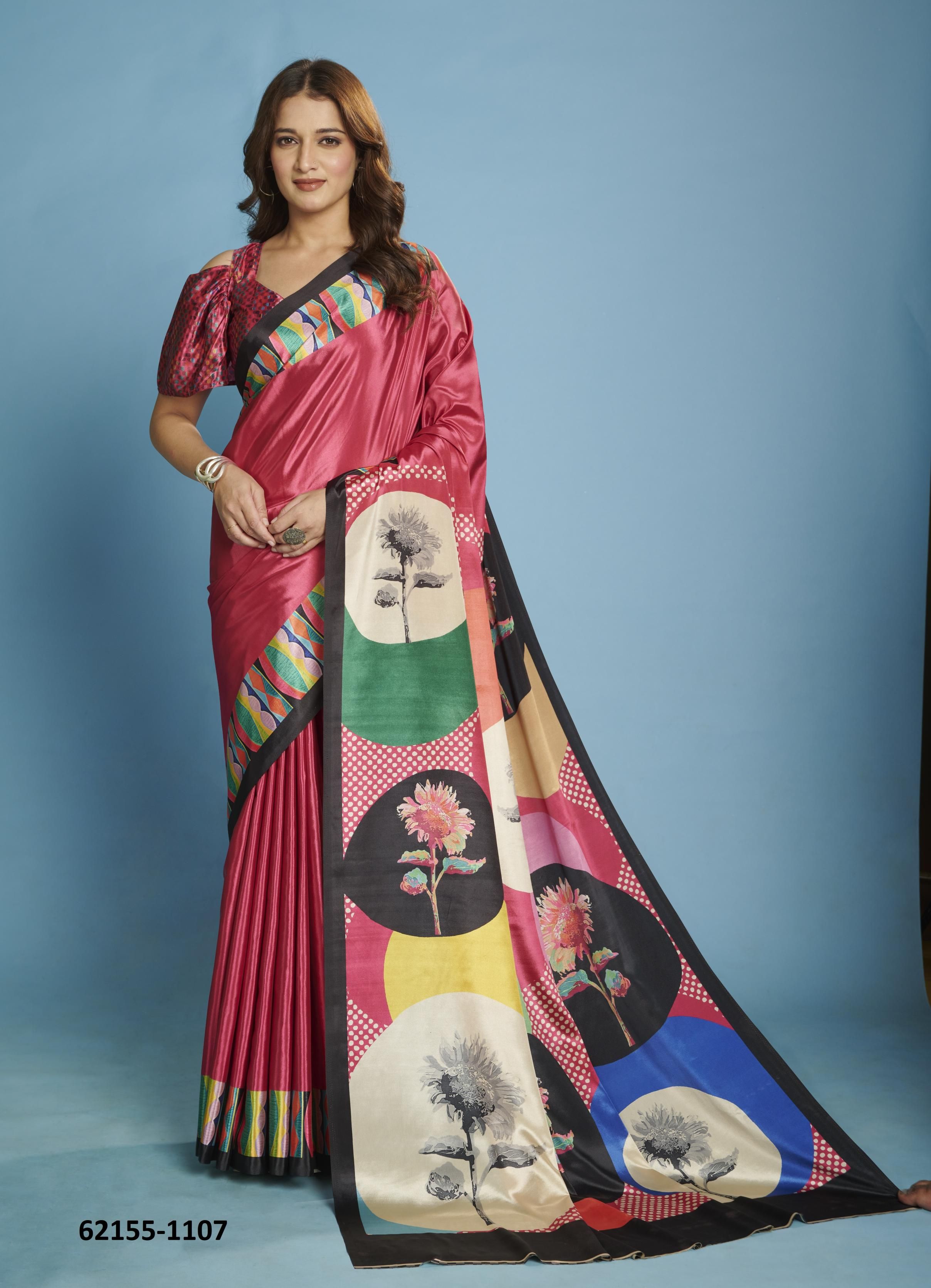 KRSYTAL - Catalog # 62155 (Set of 9 Sarees) by Meheriya KRSYTAL - Catalog # 62155 (Set of 9 Sarees) by Meheriya