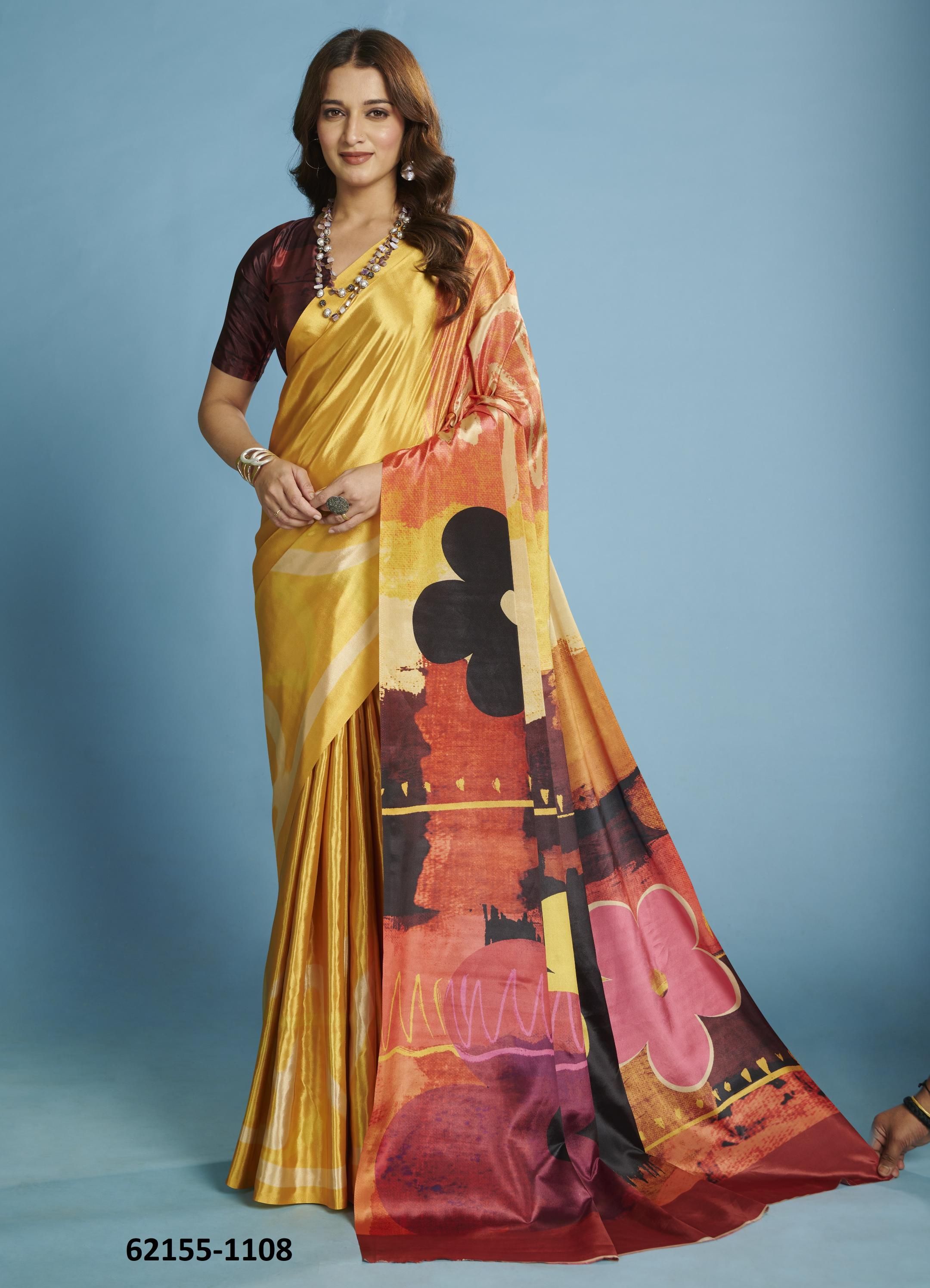 KRSYTAL - Catalog # 62155 (Set of 9 Sarees) by Meheriya KRSYTAL - Catalog # 62155 (Set of 9 Sarees) by Meheriya