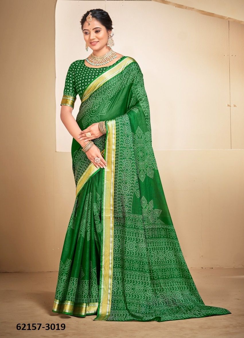 PURE MAL MAL COTTON CHATAI BORDER - Catalog # 62157 (Set of 24 Sarees) by Desi Muse PURE MAL MAL COTTON CHATAI BORDER - Catalog # 62157 (Set of 24 Sarees) by Desi Muse