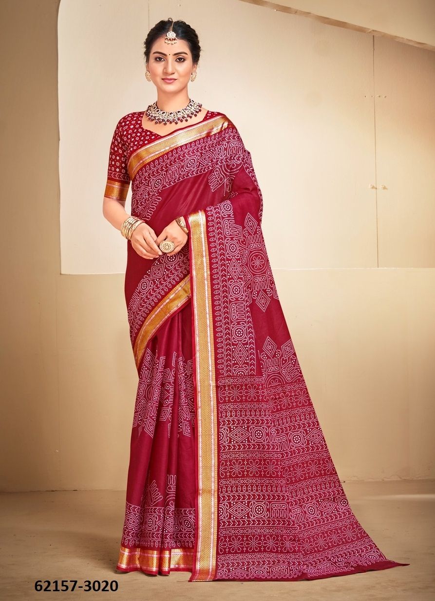 PURE MAL MAL COTTON CHATAI BORDER - Catalog # 62157 (Set of 24 Sarees) by Desi Muse PURE MAL MAL COTTON CHATAI BORDER - Catalog # 62157 (Set of 24 Sarees) by Desi Muse
