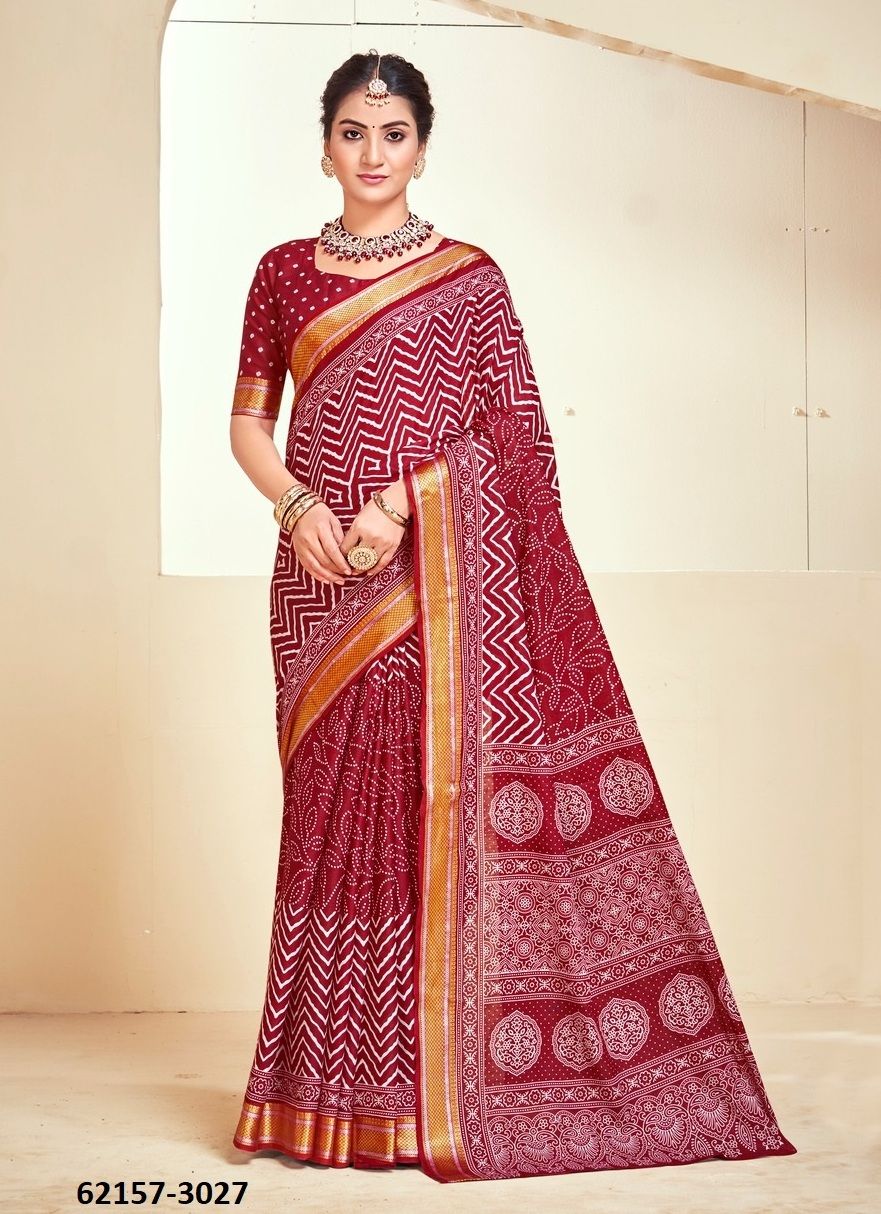 PURE MAL MAL COTTON CHATAI BORDER - Catalog # 62157 (Set of 24 Sarees) by Desi Muse PURE MAL MAL COTTON CHATAI BORDER - Catalog # 62157 (Set of 24 Sarees) by Desi Muse