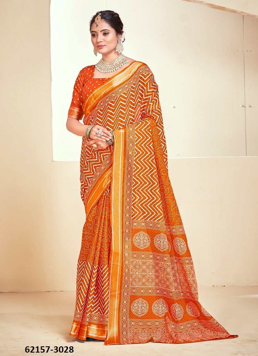 PURE MAL MAL COTTON CHATAI BORDER - Catalog # 62157 (Set of 24 Sarees) by Desi Muse PURE MAL MAL COTTON CHATAI BORDER - Catalog # 62157 (Set of 24 Sarees) by Desi Muse