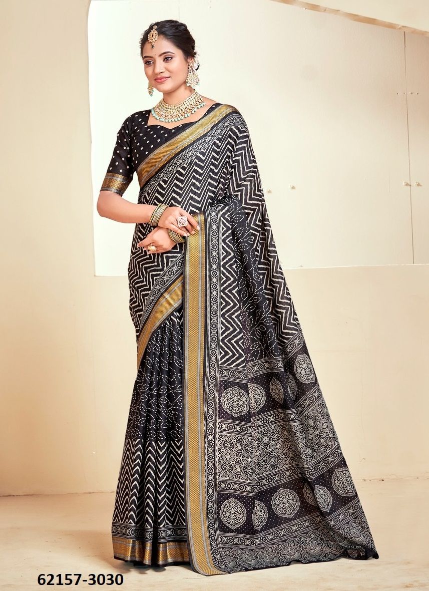 PURE MAL MAL COTTON CHATAI BORDER - Catalog # 62157 (Set of 24 Sarees) by Desi Muse PURE MAL MAL COTTON CHATAI BORDER - Catalog # 62157 (Set of 24 Sarees) by Desi Muse
