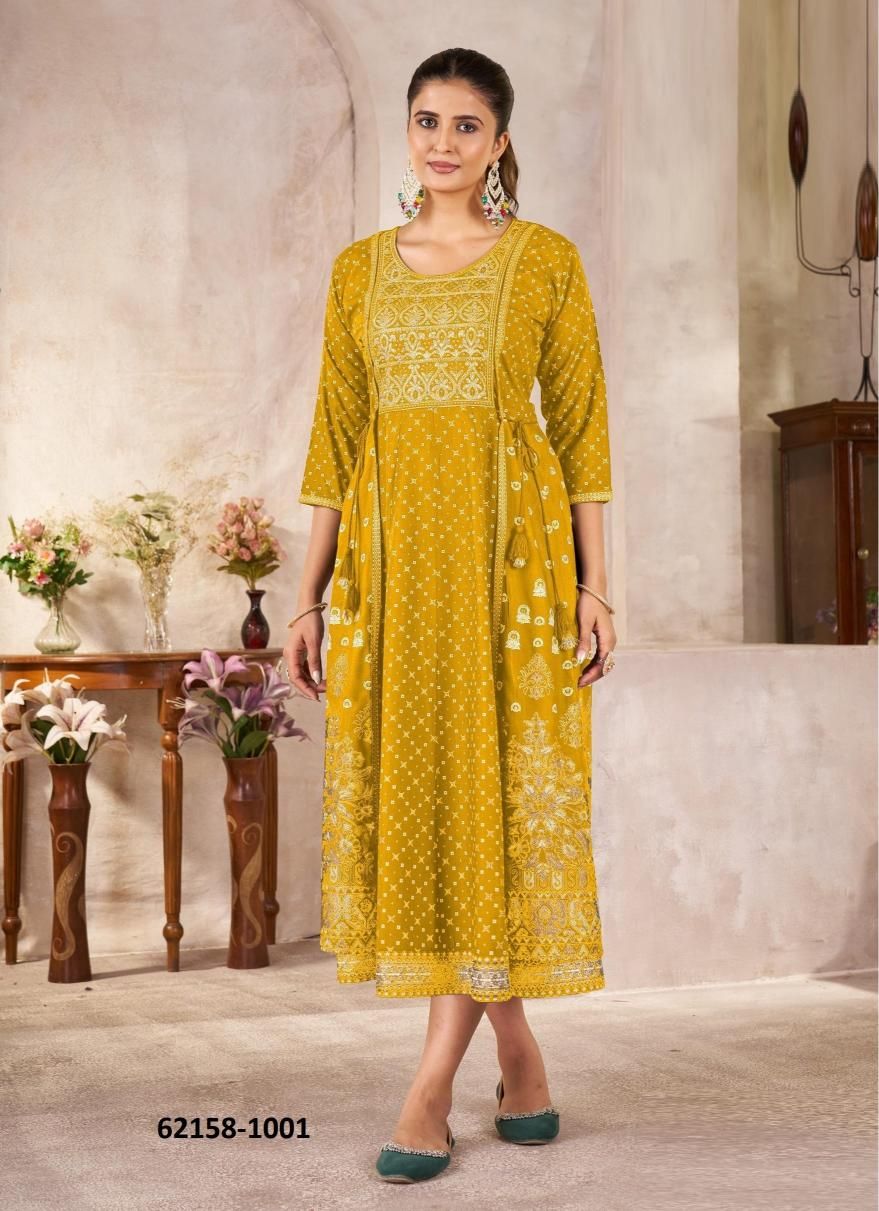 MUNCH - Catalog # 62158 (Set of 4 Readymade Women's Kurtis / Tops) MADE IN INDIA BY Blue Hills MUNCH - Catalog # 62158 (Set of 4 Readymade Women's Kurtis / Tops) MADE IN INDIA BY Blue Hills