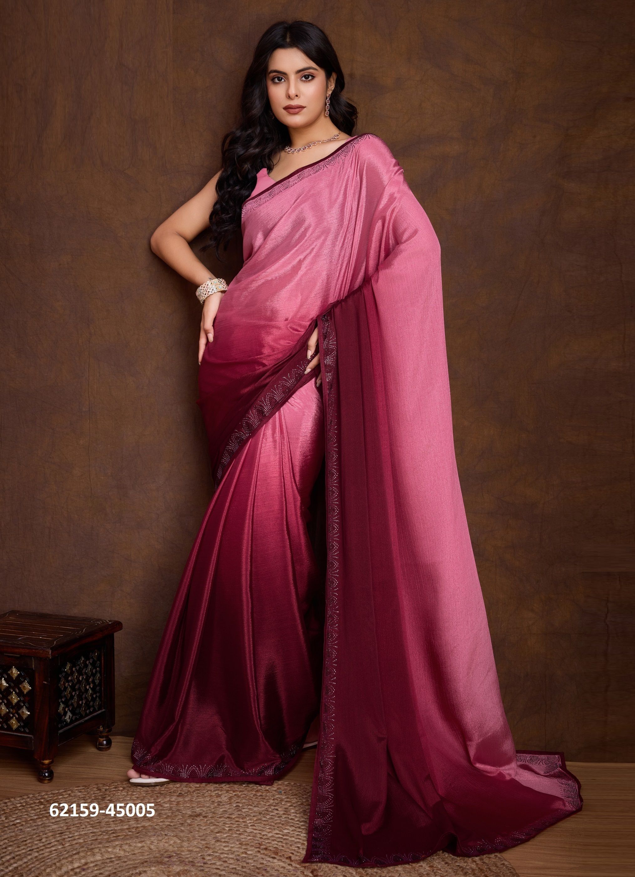DIAM - Catalog # 62159 (Set of 5 Sarees) MADE IN INDIA BY S-Ethnic Lifestyle