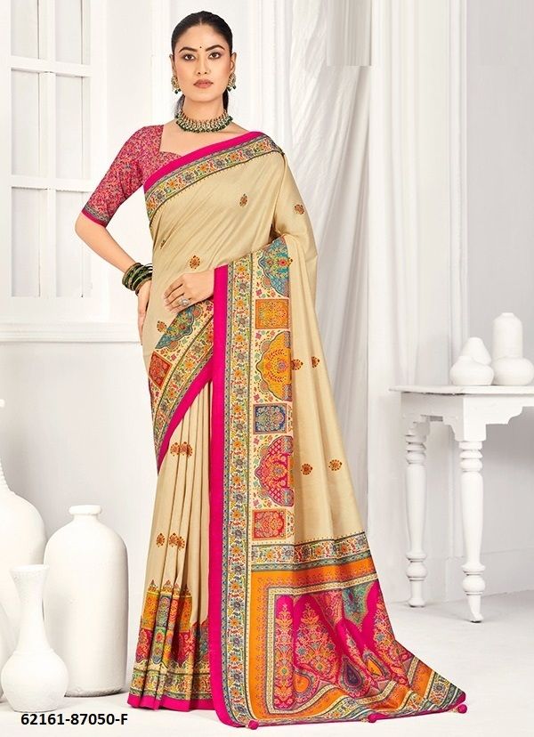 AROMA SILK HITS - Catalog # 62161 (Set of 18 Sarees) MADE IN INDIA BY Vipul Fashions