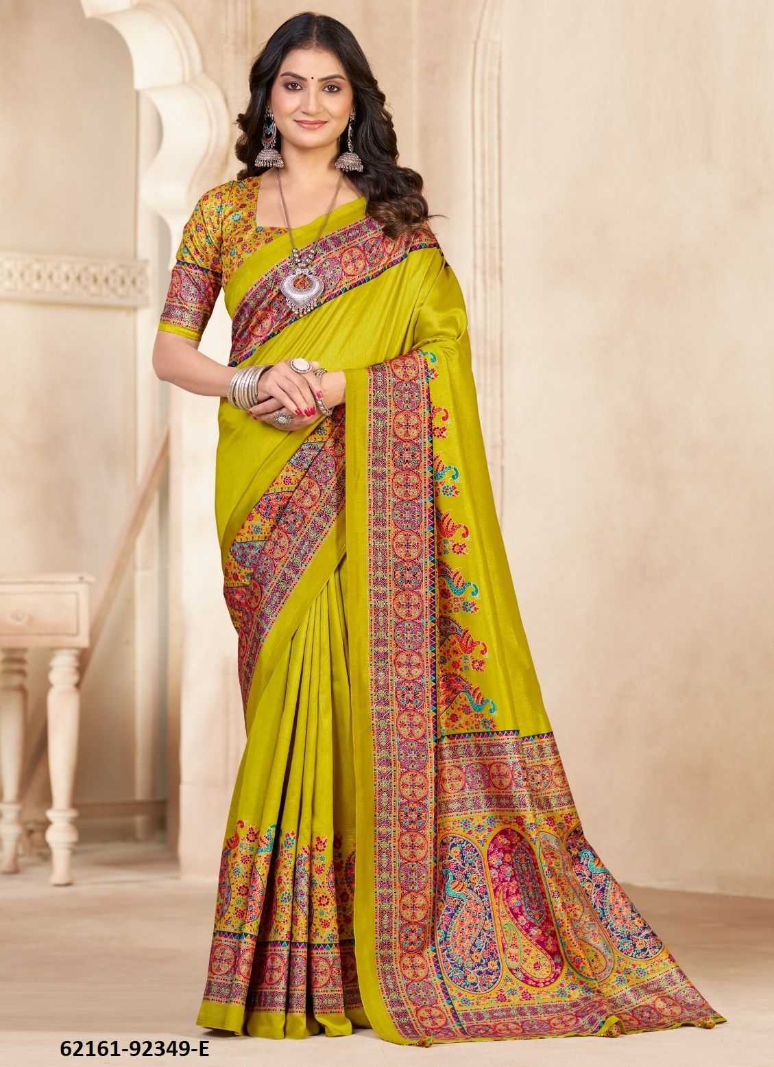 AROMA SILK HITS - Catalog # 62161 (Set of 18 Sarees) MADE IN INDIA BY Vipul Fashions
