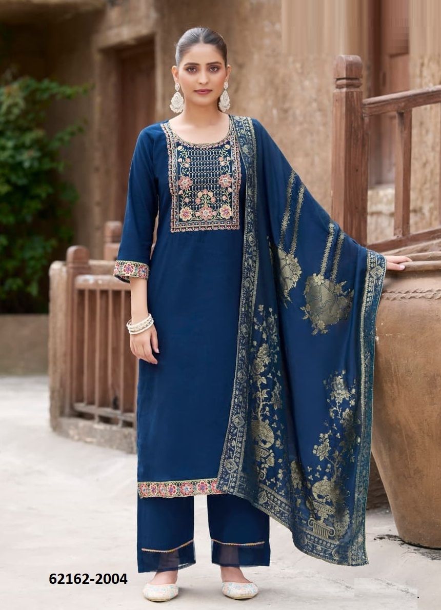 RIYA 2 - Catalog # 62162 (Set of 4 Readymade Salwar Suits) by Karissa RIYA 2 - Catalog # 62162 (Set of 4 Readymade Salwar Suits) by Karissa