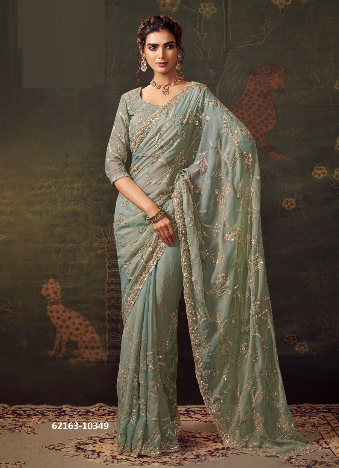 VRINDAVAN 65 - Catalog # 62163 (Set of 9 Sarees) by Royal Virasat VRINDAVAN 65 - Catalog # 62163 (Set of 9 Sarees) by Royal Virasat