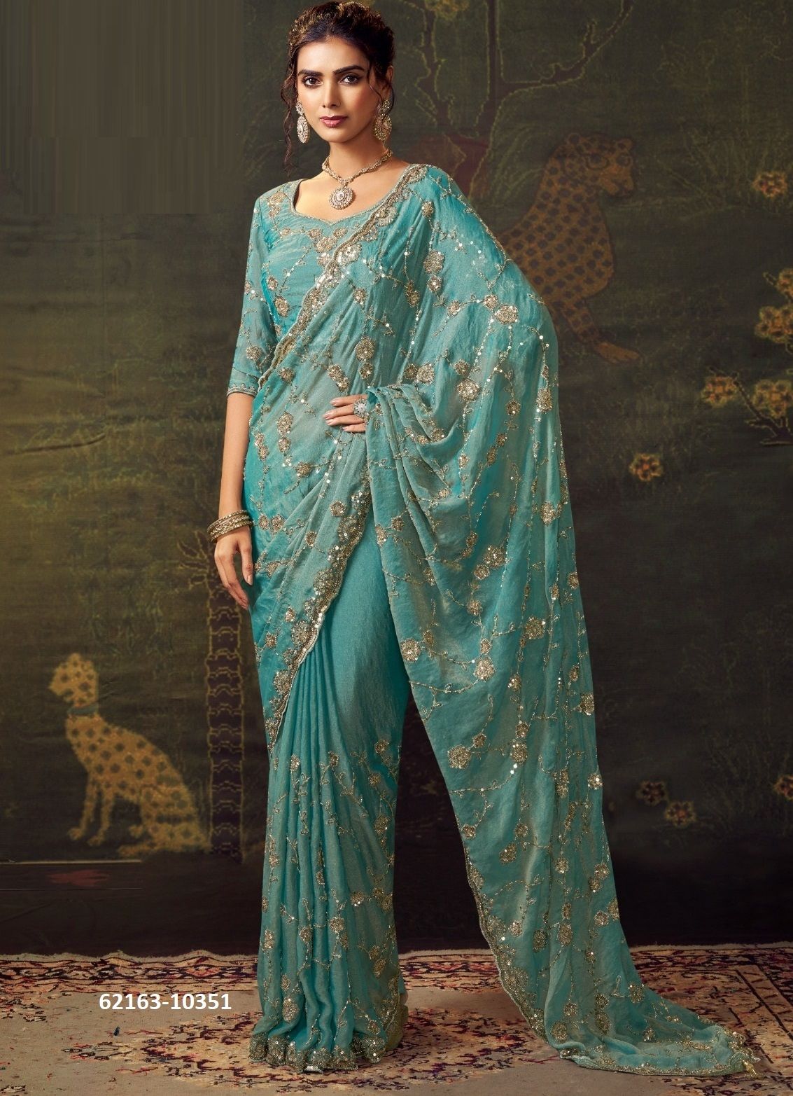 VRINDAVAN 65 - Catalog # 62163 (Set of 9 Sarees) by Royal Virasat VRINDAVAN 65 - Catalog # 62163 (Set of 9 Sarees) by Royal Virasat