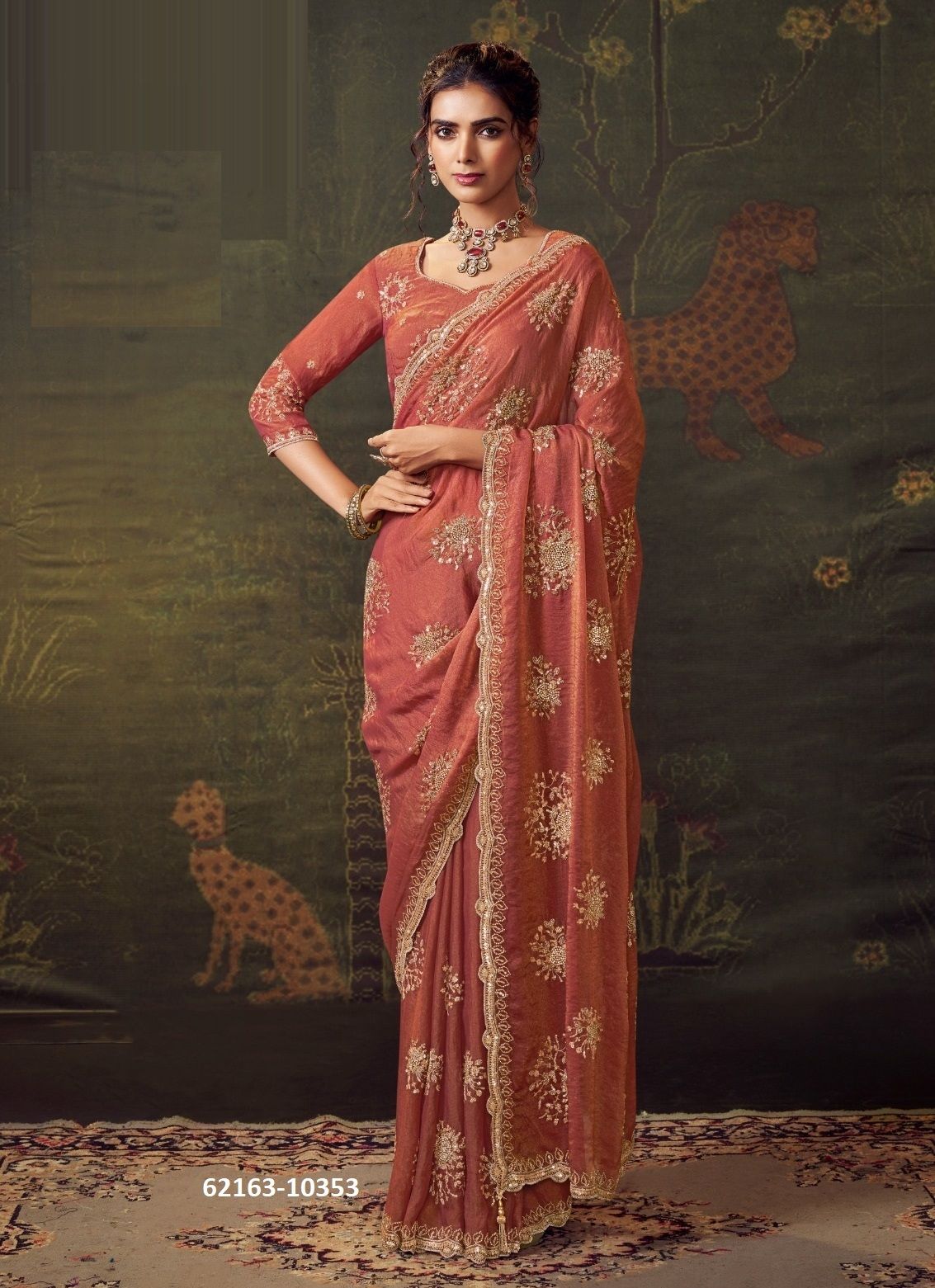 VRINDAVAN 65 - Catalog # 62163 (Set of 9 Sarees) by Royal Virasat VRINDAVAN 65 - Catalog # 62163 (Set of 9 Sarees) by Royal Virasat