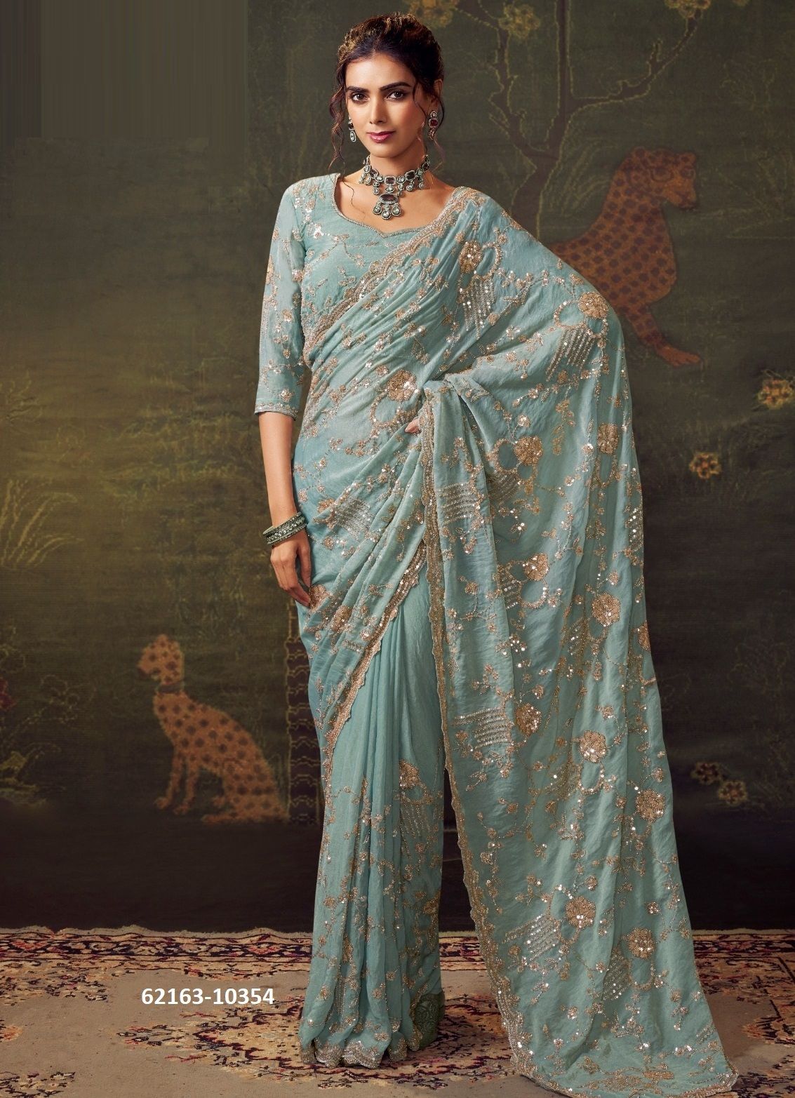 VRINDAVAN 65 - Catalog # 62163 (Set of 9 Sarees) by Royal Virasat VRINDAVAN 65 - Catalog # 62163 (Set of 9 Sarees) by Royal Virasat