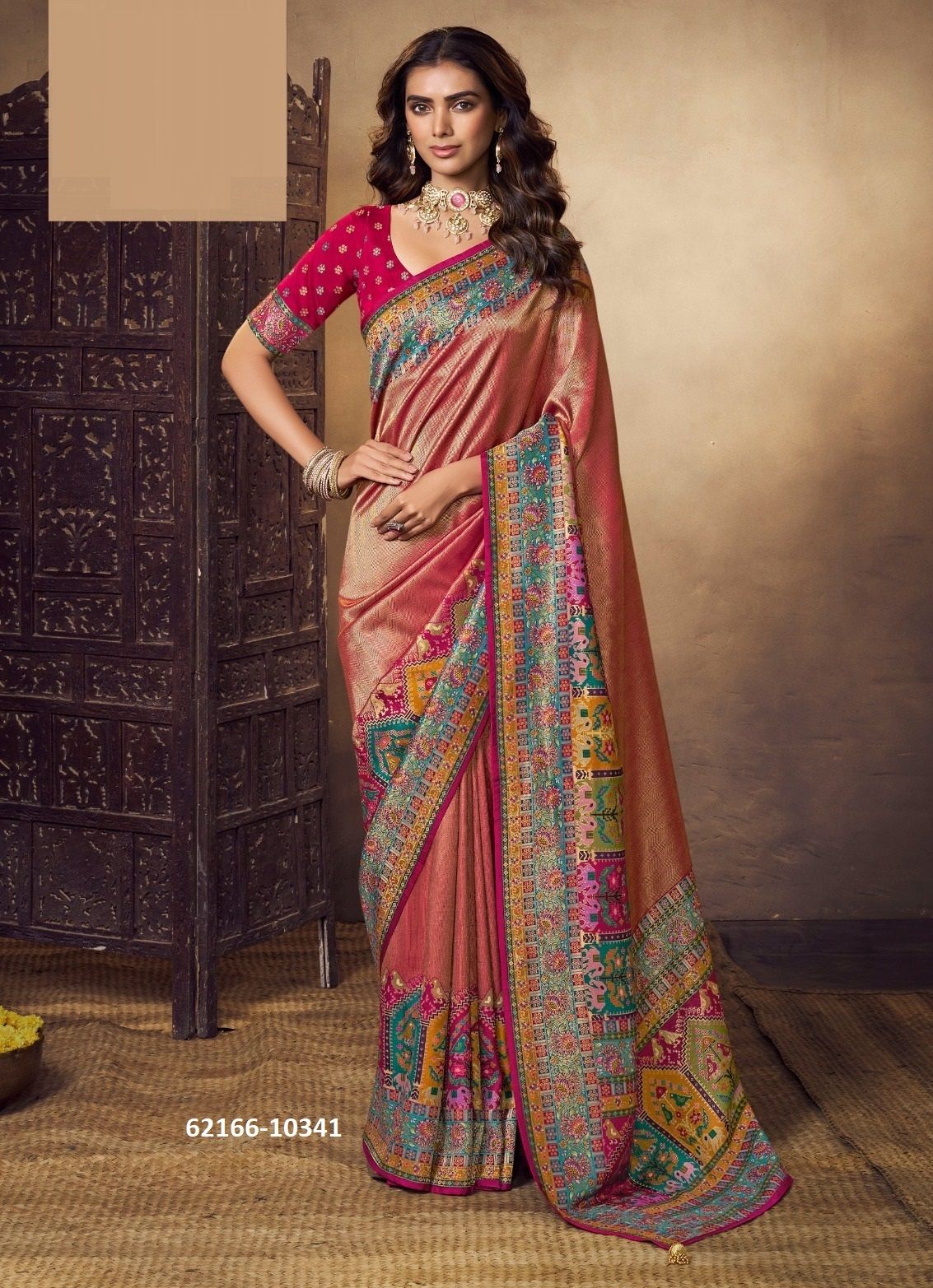 VRINDAVAN 63 - Catalog # 62166 (Set of 9 Sarees) by Royal Virasat VRINDAVAN 63 - Catalog # 62166 (Set of 9 Sarees) by Royal Virasat