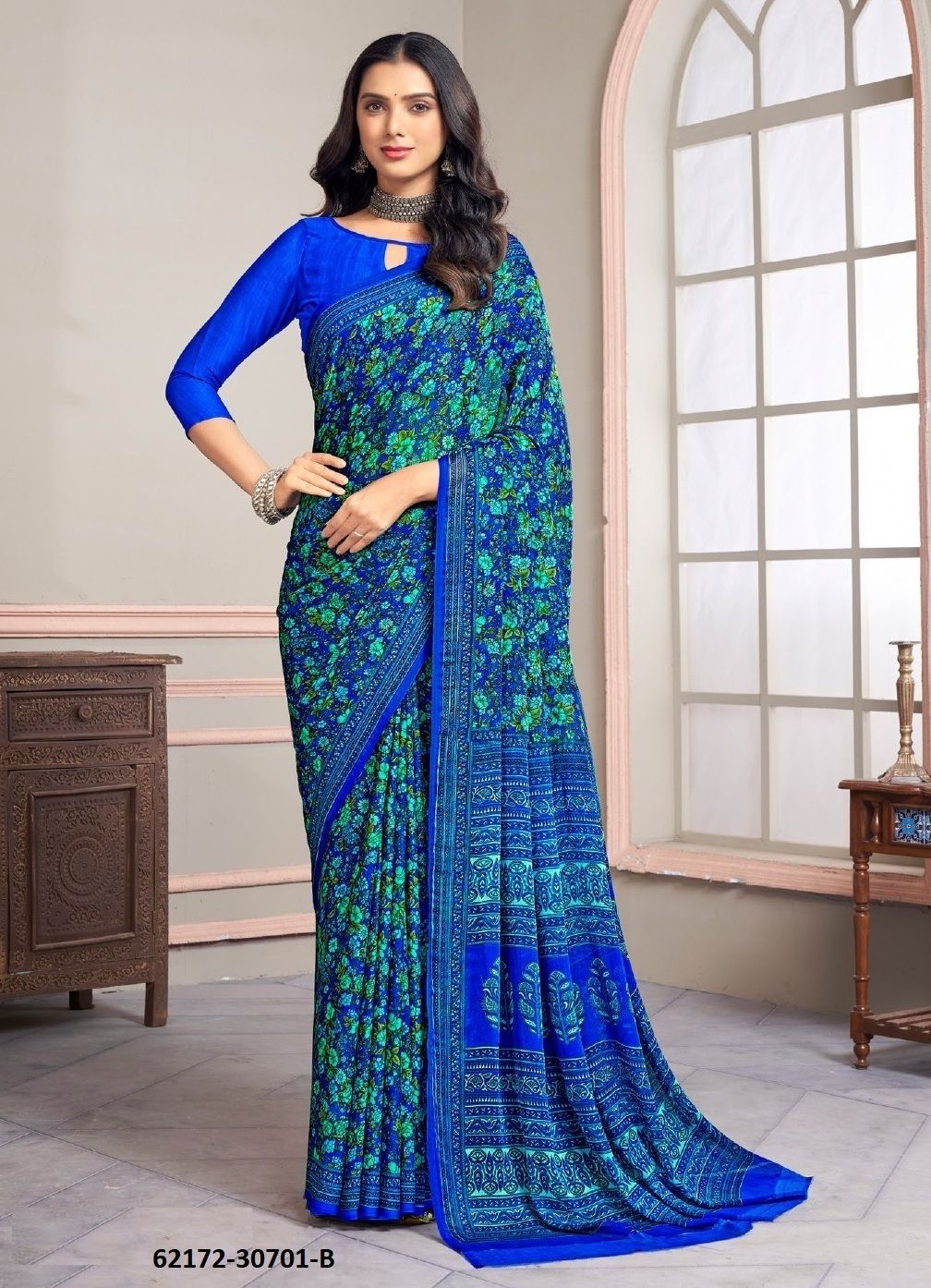 STAR CHIFFON 219 - Catalog # 62172 (Set of 12 Sarees) by Ruchi Sarees STAR CHIFFON 219 - Catalog # 62172 (Set of 12 Sarees) by Ruchi Sarees