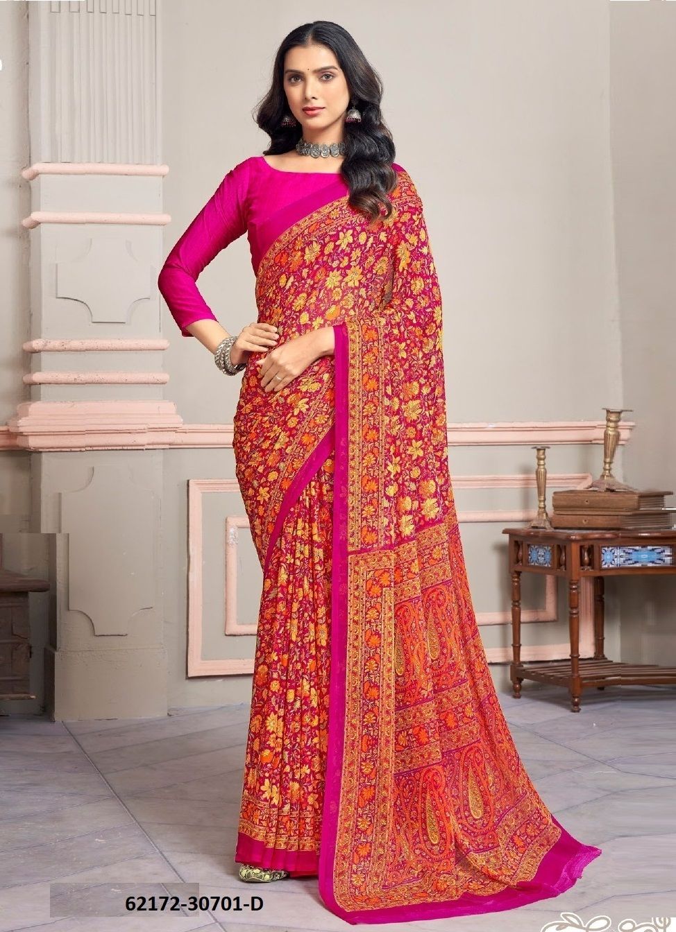 STAR CHIFFON 219 - Catalog # 62172 (Set of 12 Sarees) by Ruchi Sarees STAR CHIFFON 219 - Catalog # 62172 (Set of 12 Sarees) by Ruchi Sarees