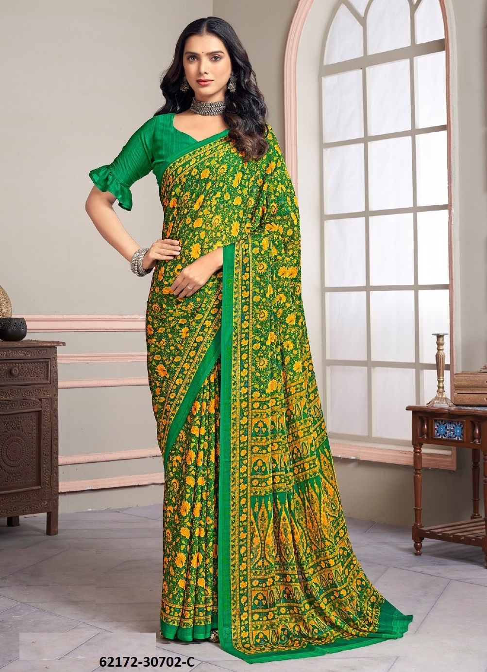 STAR CHIFFON 219 - Catalog # 62172 (Set of 12 Sarees) by Ruchi Sarees STAR CHIFFON 219 - Catalog # 62172 (Set of 12 Sarees) by Ruchi Sarees