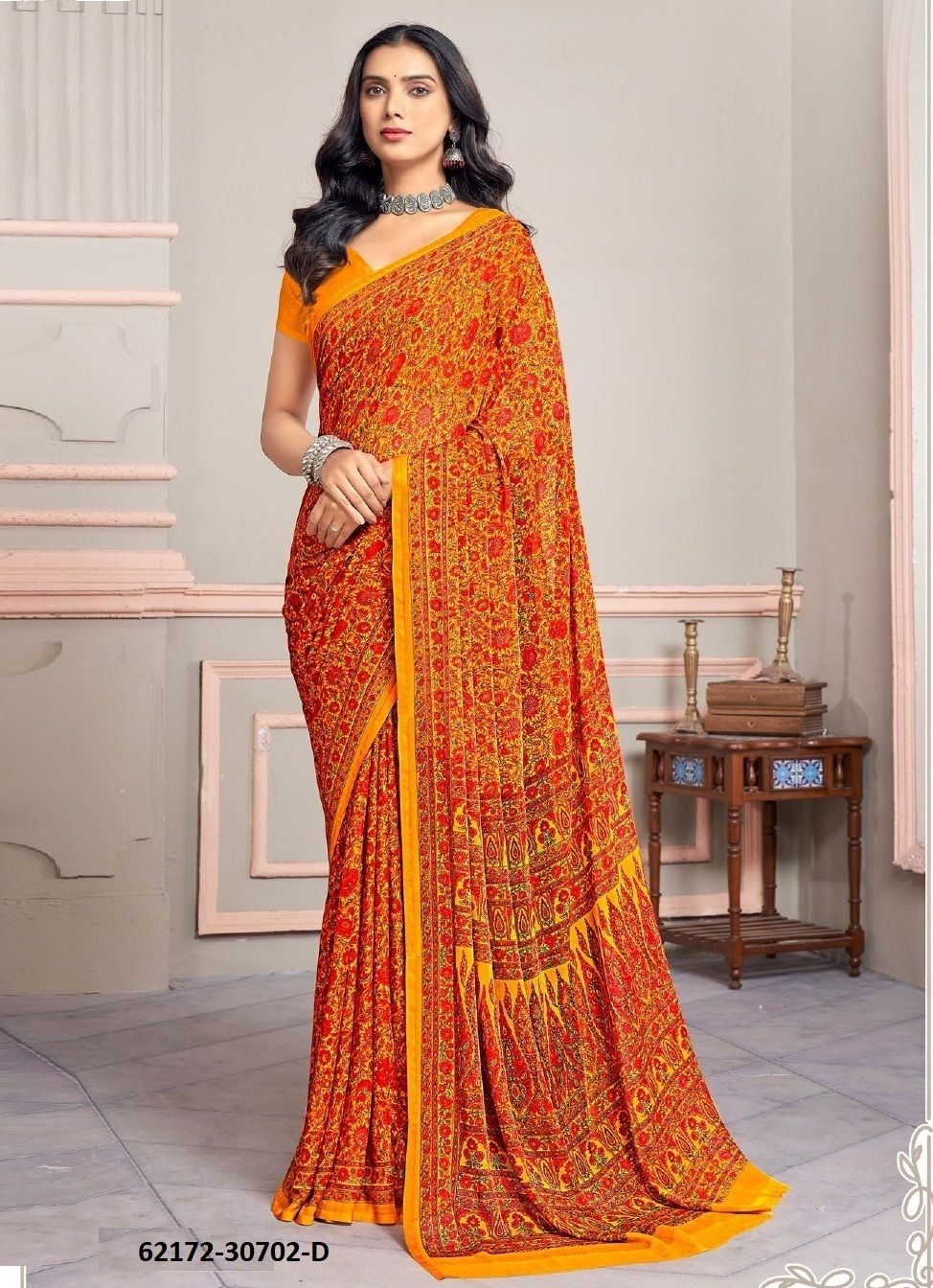 STAR CHIFFON 219 - Catalog # 62172 (Set of 12 Sarees) by Ruchi Sarees STAR CHIFFON 219 - Catalog # 62172 (Set of 12 Sarees) by Ruchi Sarees