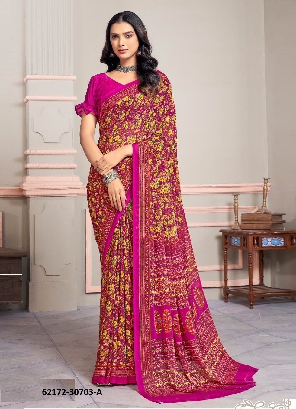 STAR CHIFFON 219 - Catalog # 62172 (Set of 12 Sarees) by Ruchi Sarees STAR CHIFFON 219 - Catalog # 62172 (Set of 12 Sarees) by Ruchi Sarees