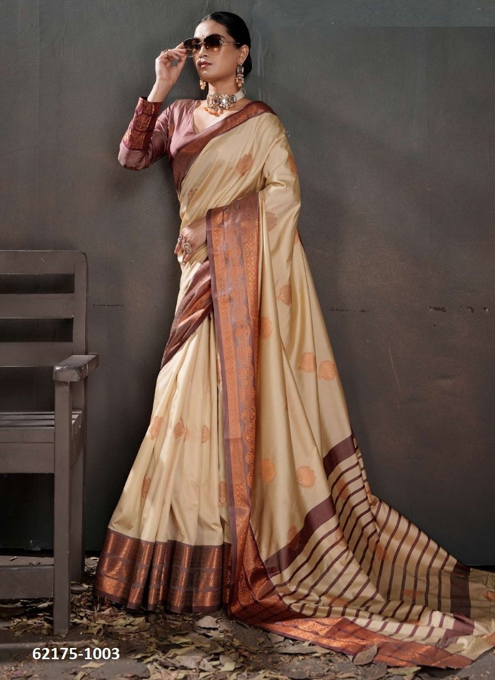 NARAYANI 1 - Catalog # 62175 (Set of 6 Sarees) by 3-Of Sarees