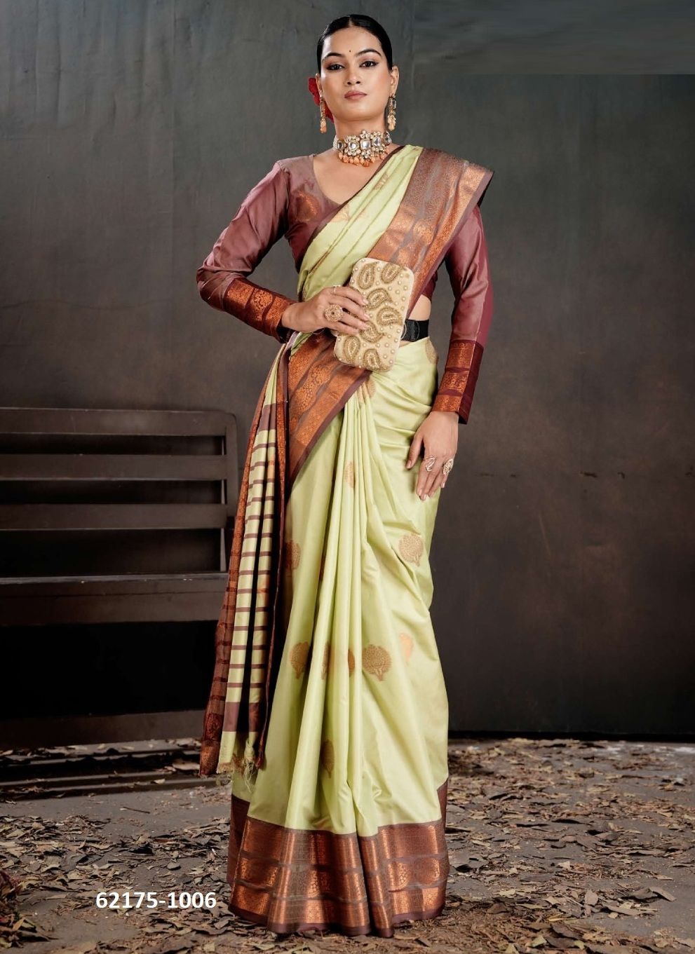 NARAYANI 1 - Catalog # 62175 (Set of 6 Sarees) by 3-Of Sarees